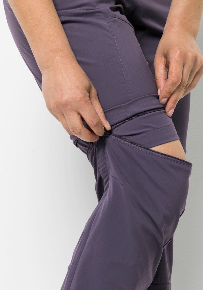 Jack Wolfskin Afritsbroek GLASTAL ZIP AWAY PANTS W