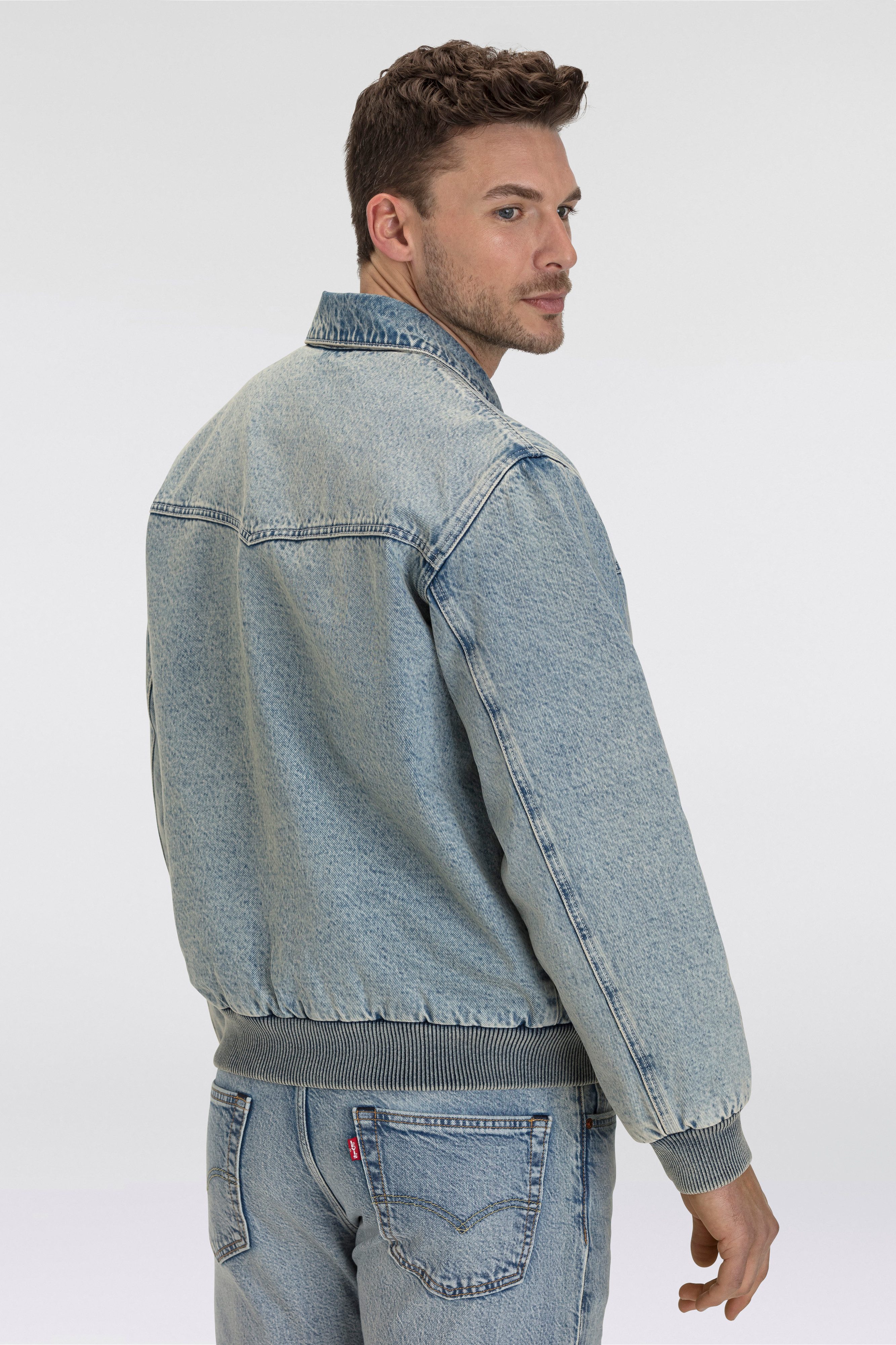 Levi's® Jeansjack met ribboorden