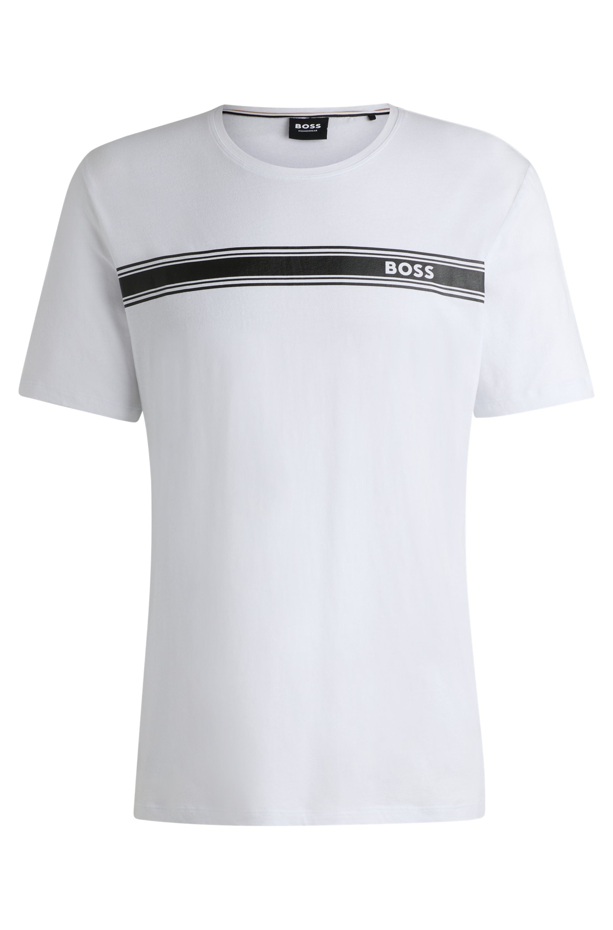 BOSS T-shirt Urban T-Shirt 102 met contraststrepen