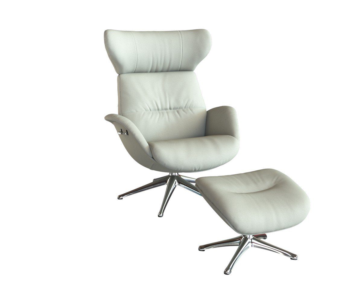 FLEXLUX Relaxfauteuil More, functionele stoel, gestoffeerde stoel, armleunstoel, TV-fauteuil Premium comfort, rug- en hoofdeindeverstelling,