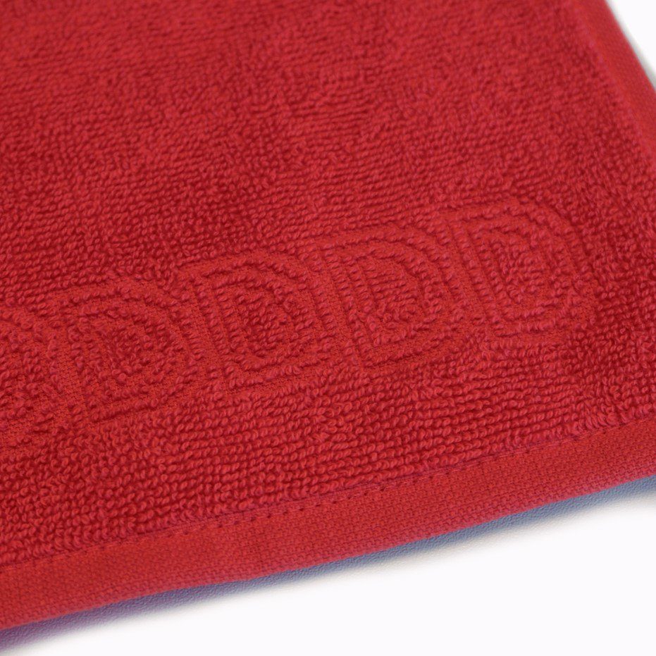 DDDDD Theedoek Keukenhanddoek logo, van 100% katoen, 50x55 cm Keukenhanddoek van zachte frotté, zeer absorberend en duurzaam (set, 6-delig)