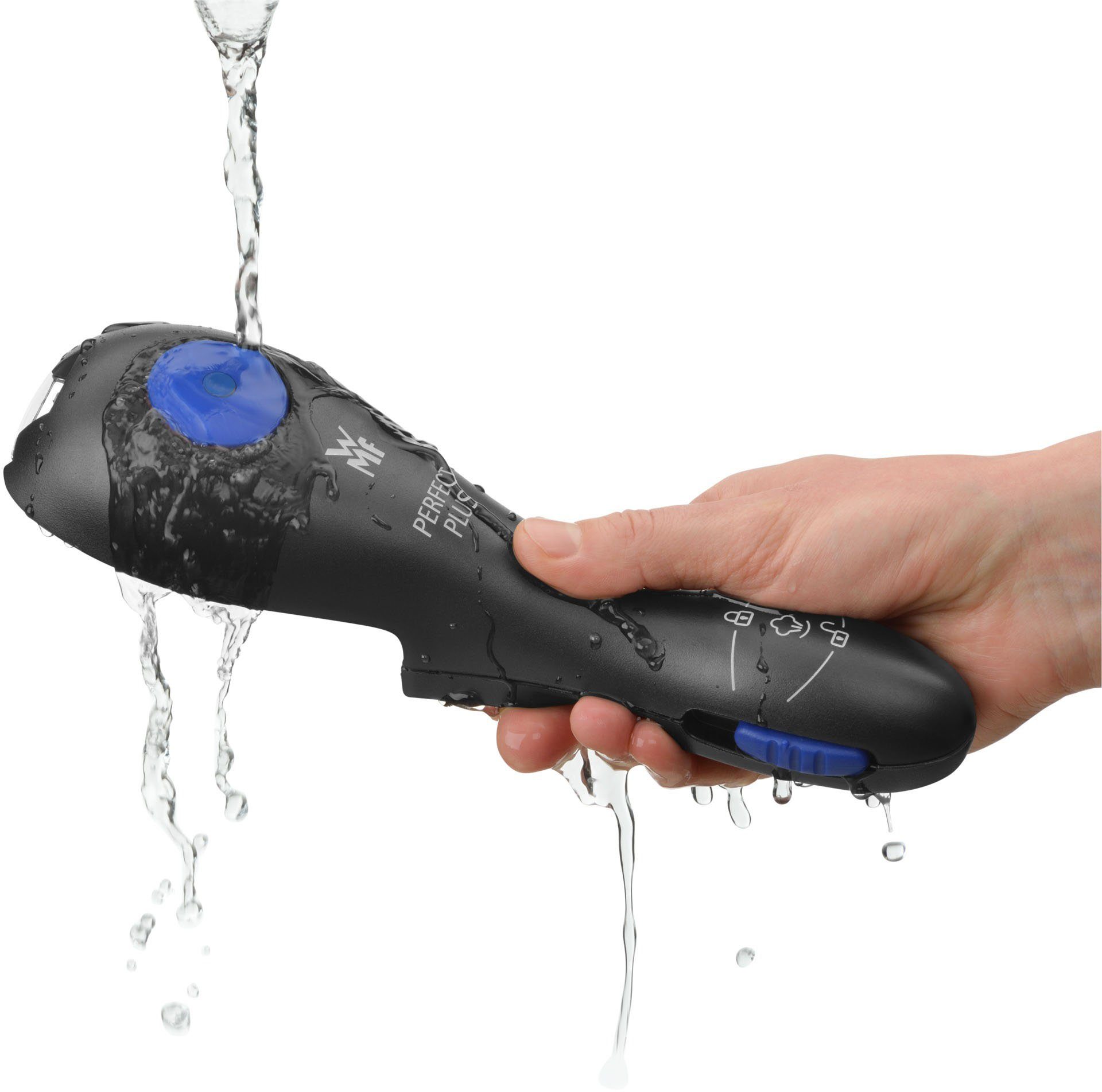WMF Snelkookpan Perfect Plus Stoompan met een afneembare dekselgreep, inductie