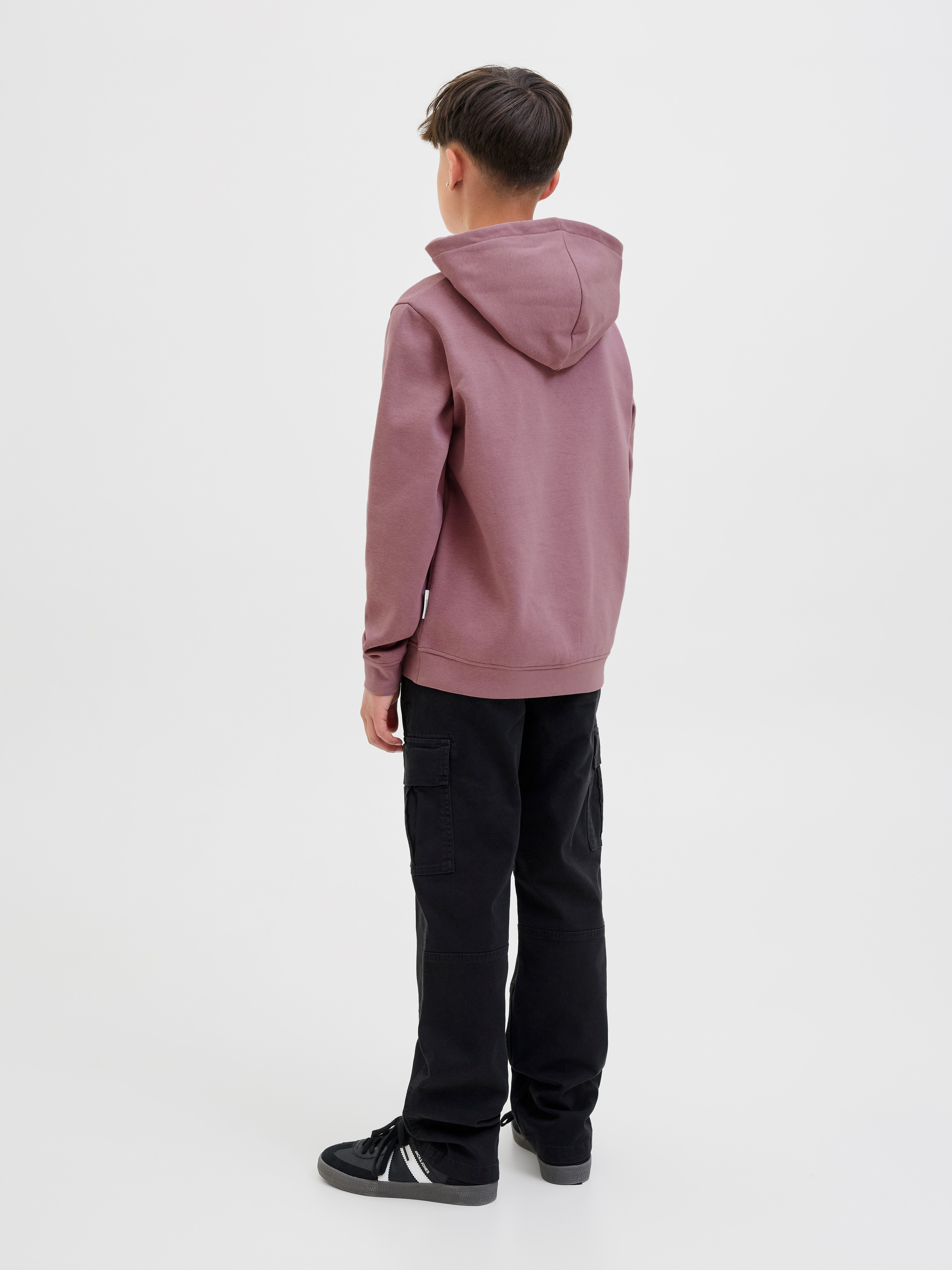 Jack & Jones Junior Hoodie JCOTIER FRONT PRINT SWEAT HOOD JNR