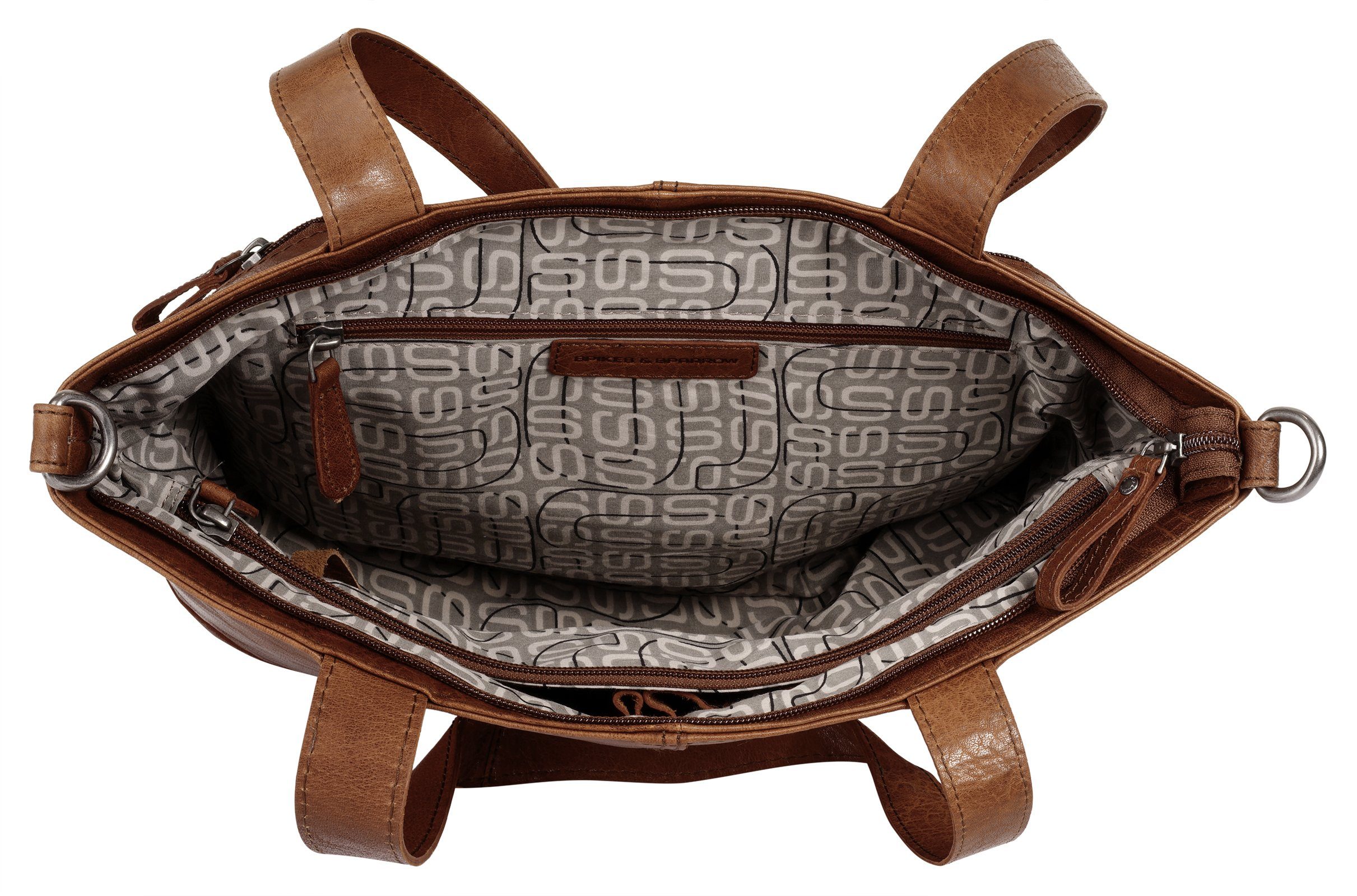 Spikes & Sparrow Shopper echt leder