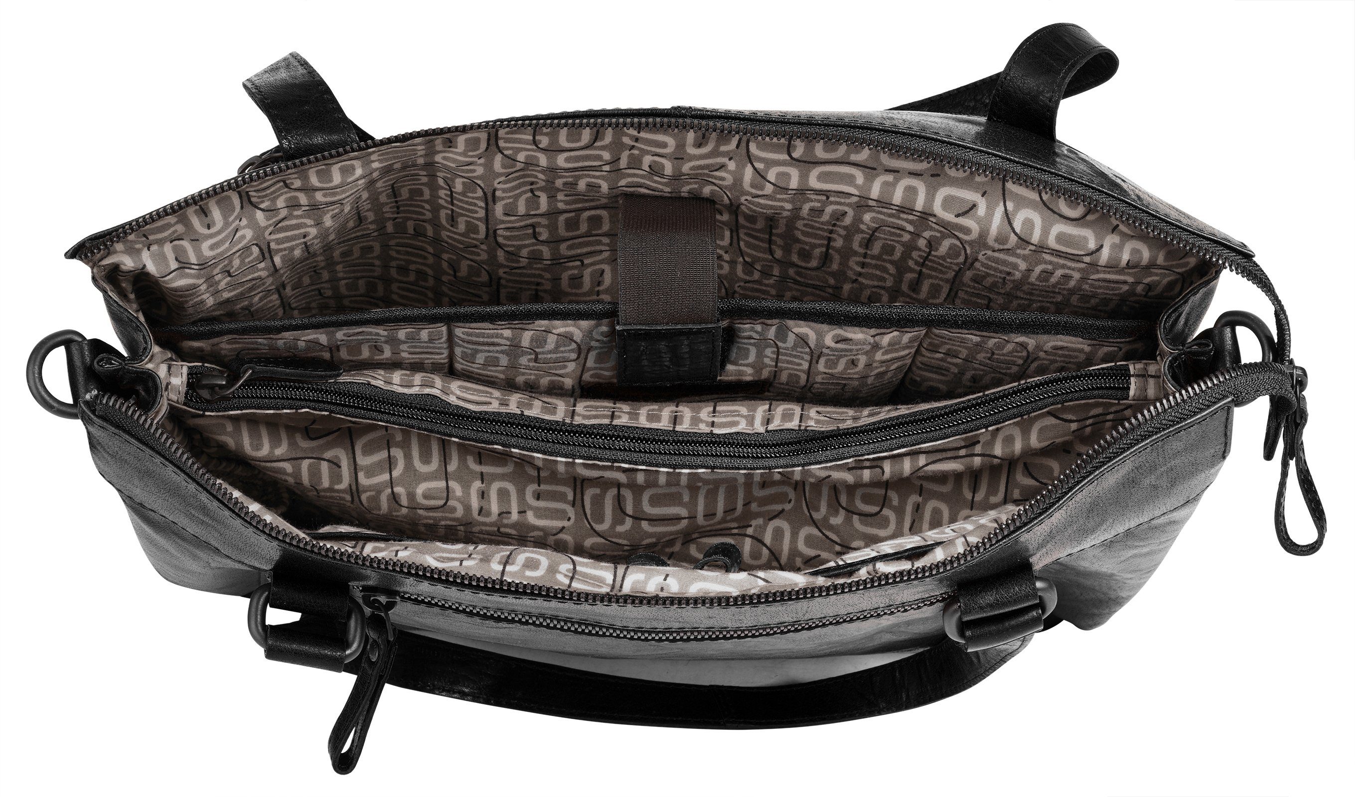 Spikes & Sparrow Shopper echt leder