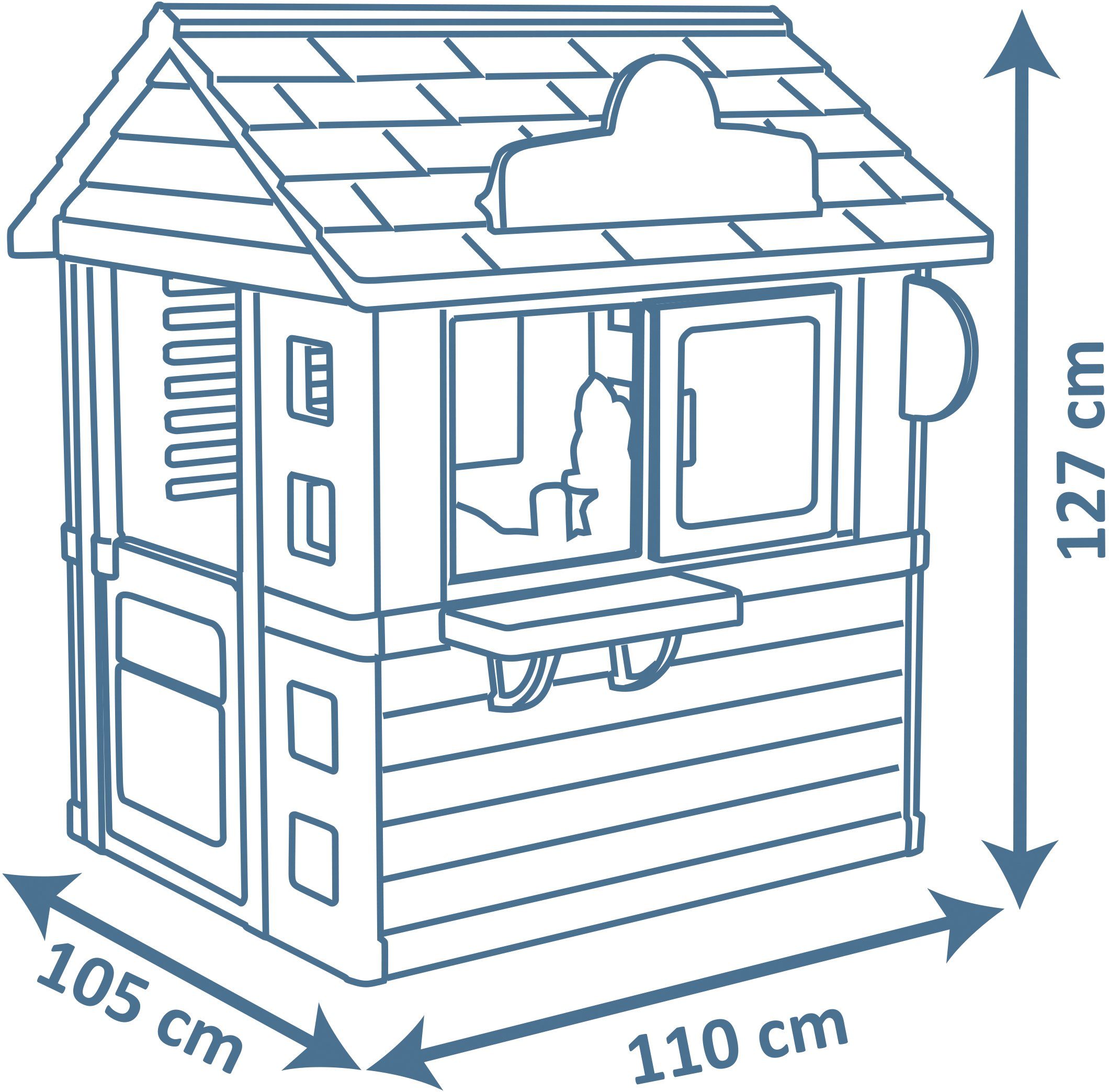 Smoby Speelhuis Sweety Corner met toonbank en veel accessoires