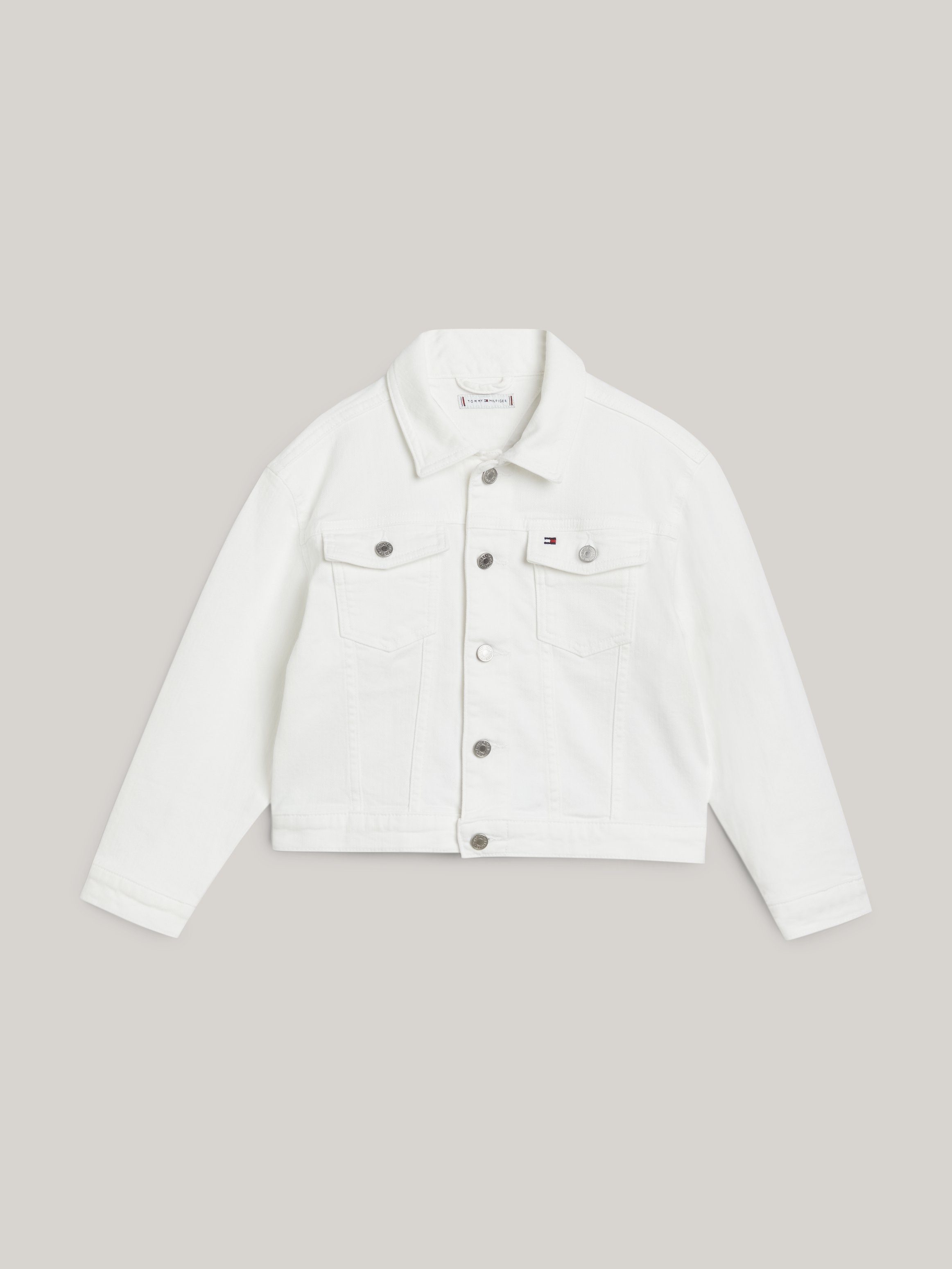 Tommy Hilfiger Jeansjack DENIM TRUCKER JACKET WHITE