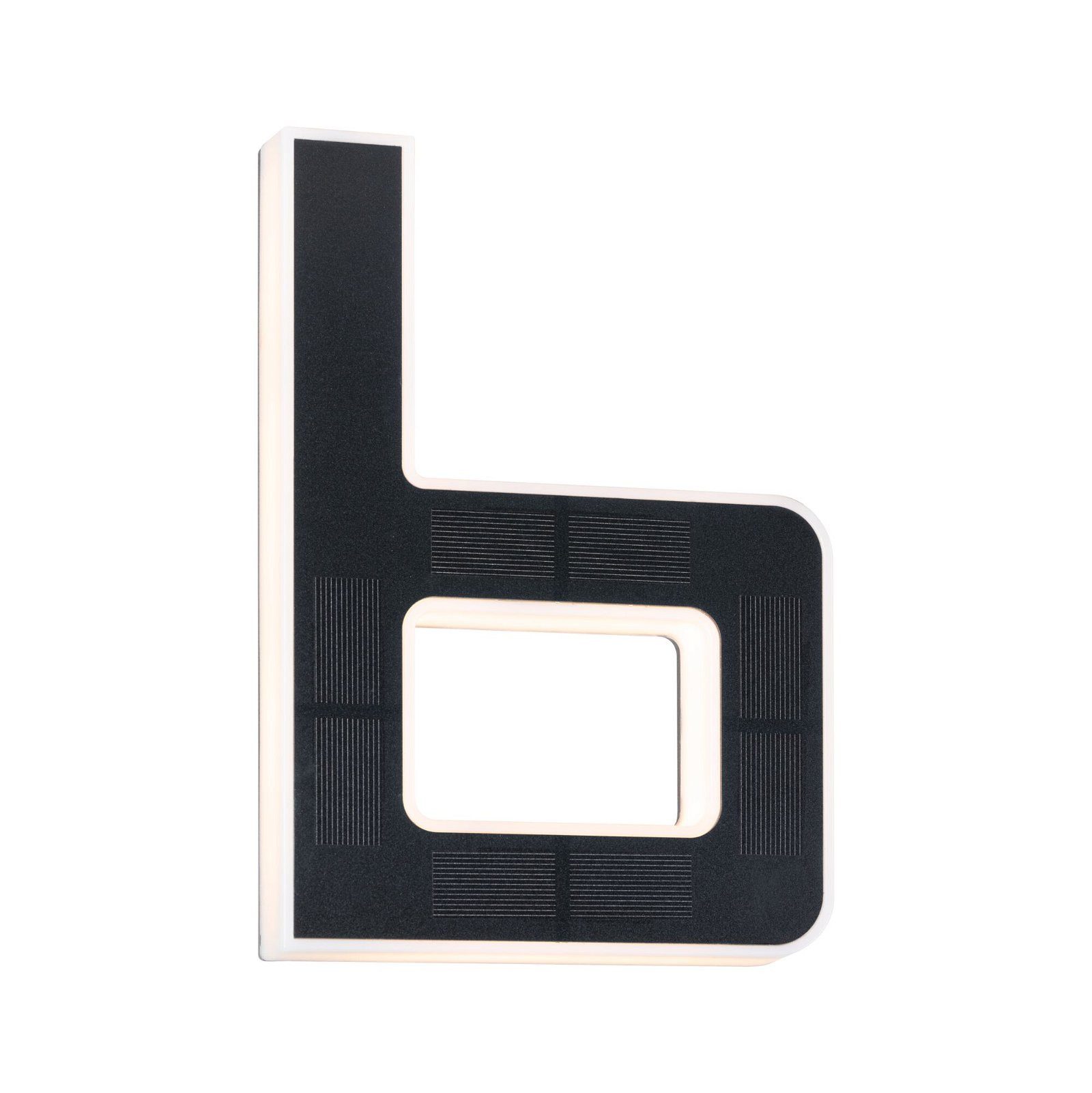 Paulmann Led-wandlamp voor buiten Solar Huisnummer LED-module, huisnummers, letters kiesbaar, accu verwisselbaar (1 stuk)