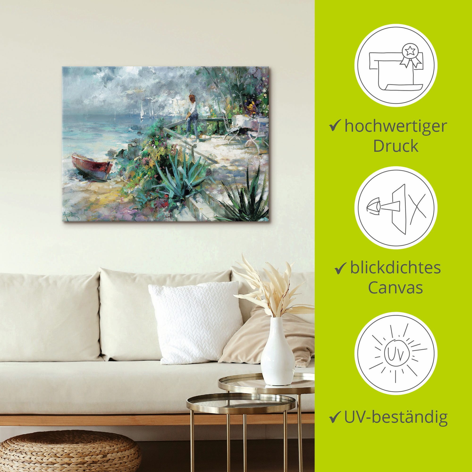 Artland Artprint Hoop aan de horizon als artprint op linnen, poster in verschillende formaten maten