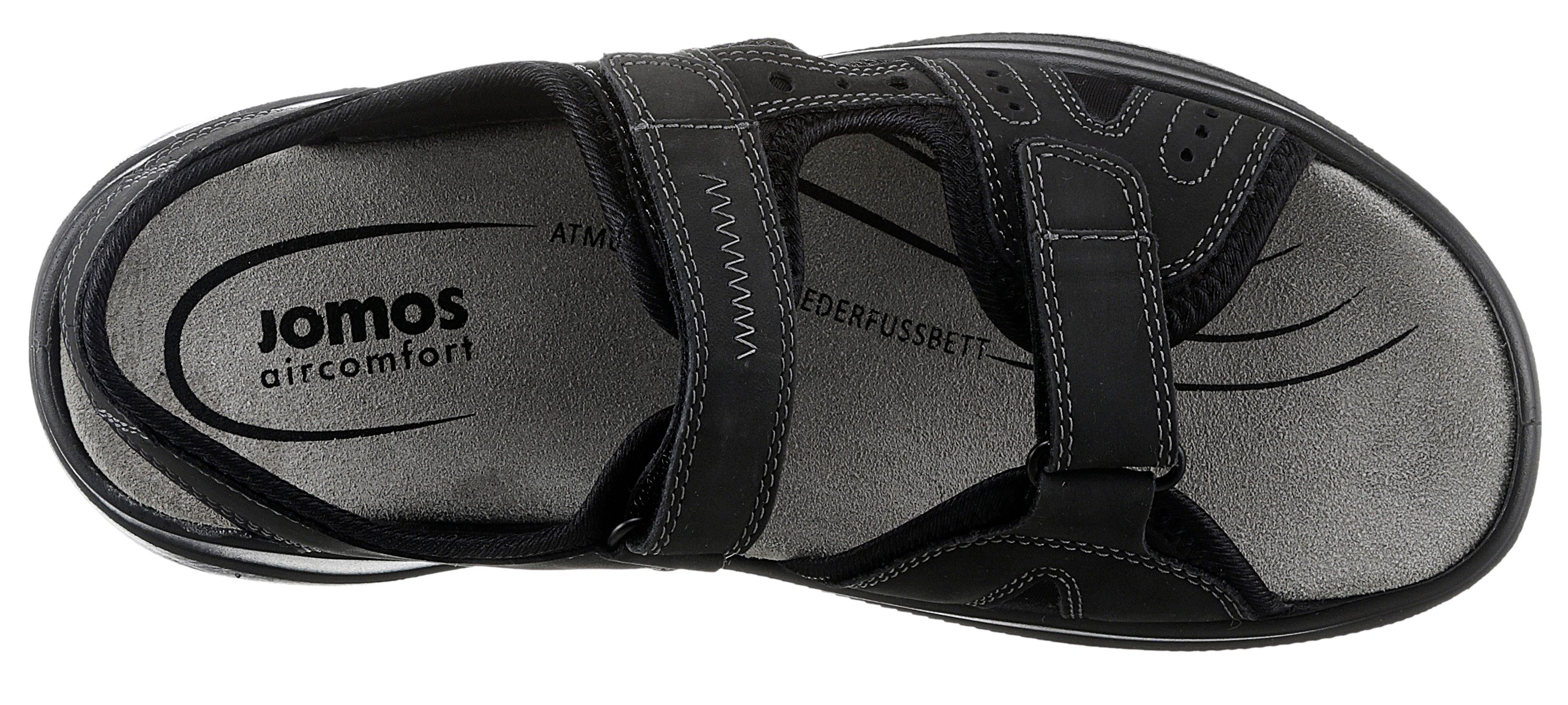 Jomos Sandalen Mobila Bandjessandaal, zomerschoen, klittenbandschoen, outdoorschoen met voetbed