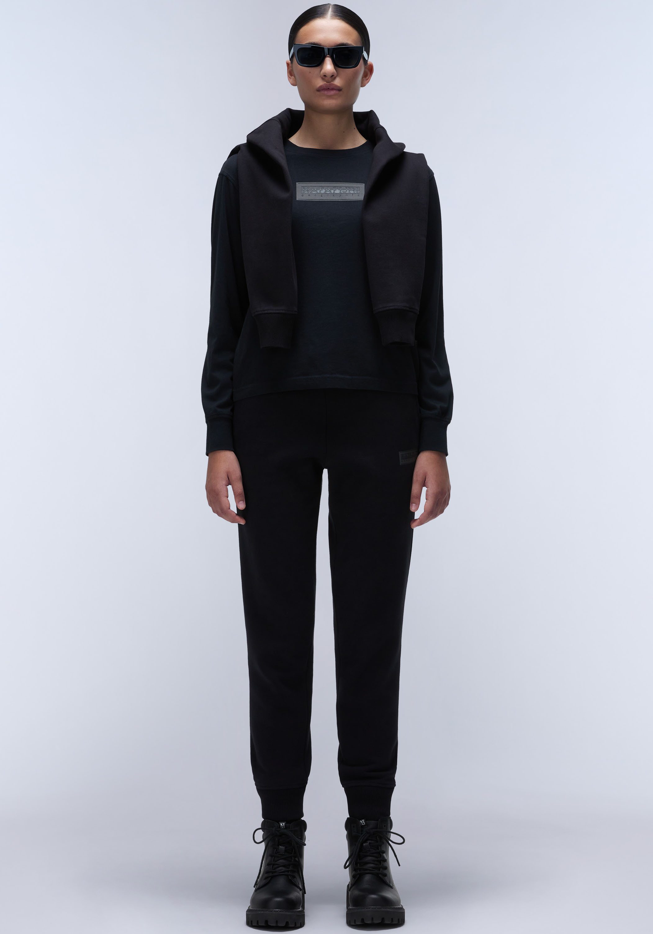 Napapijri Shirt met lange mouwen Suze met grote logoprint