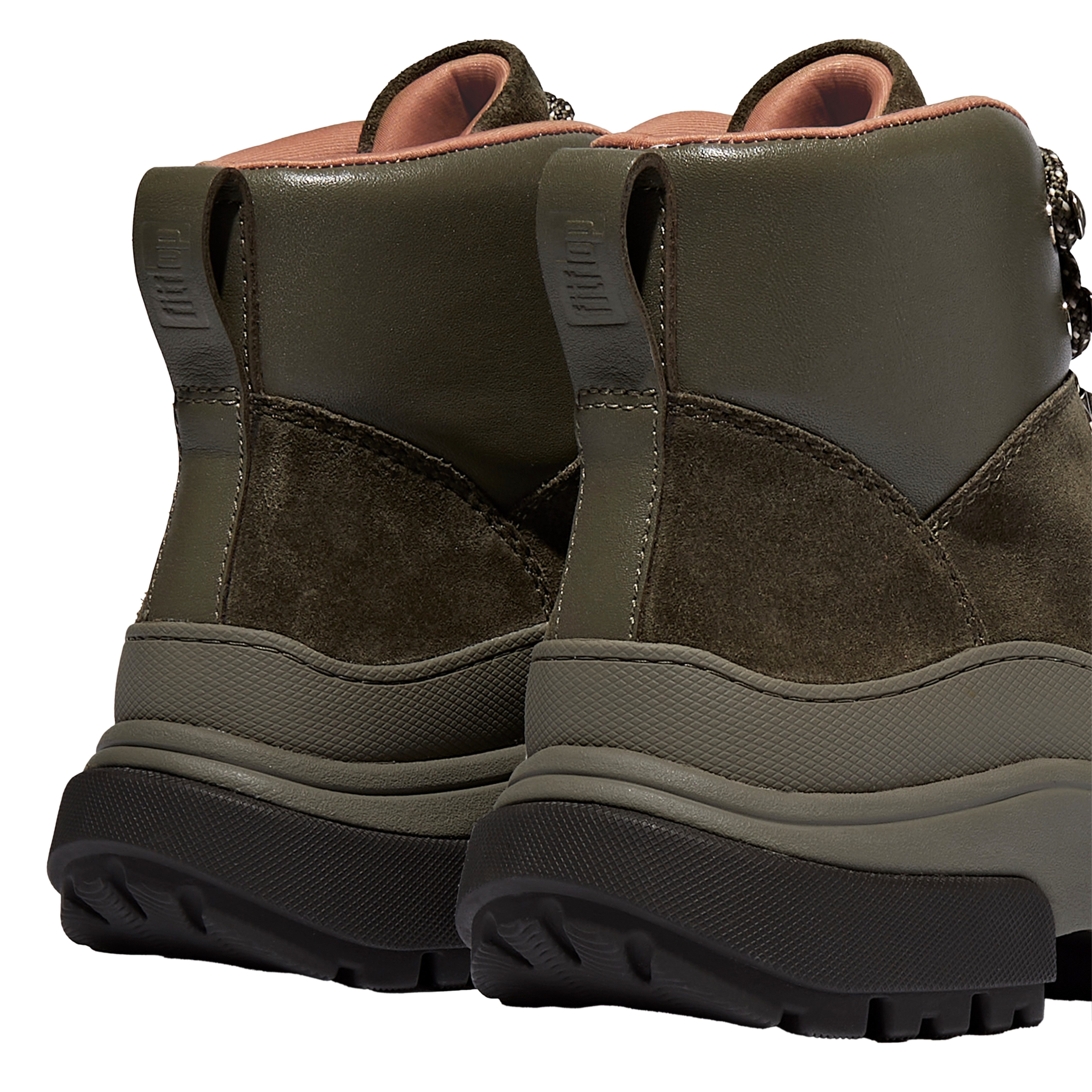 Fitflop Veterschoenen WYLDER SUEDE HIKER-LACE BOOTS Trekking boots, veterschoenen met robuuste plateauzool