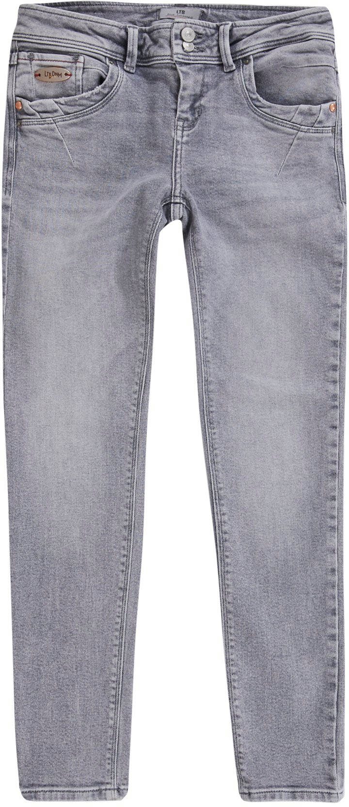 lage taille met stretch-aandeel en leren patch OTTO Dames Kleding Broeken & Jeans Jeans Slim Jeans Slim fit jeans Senta met lange smalle pijpen 