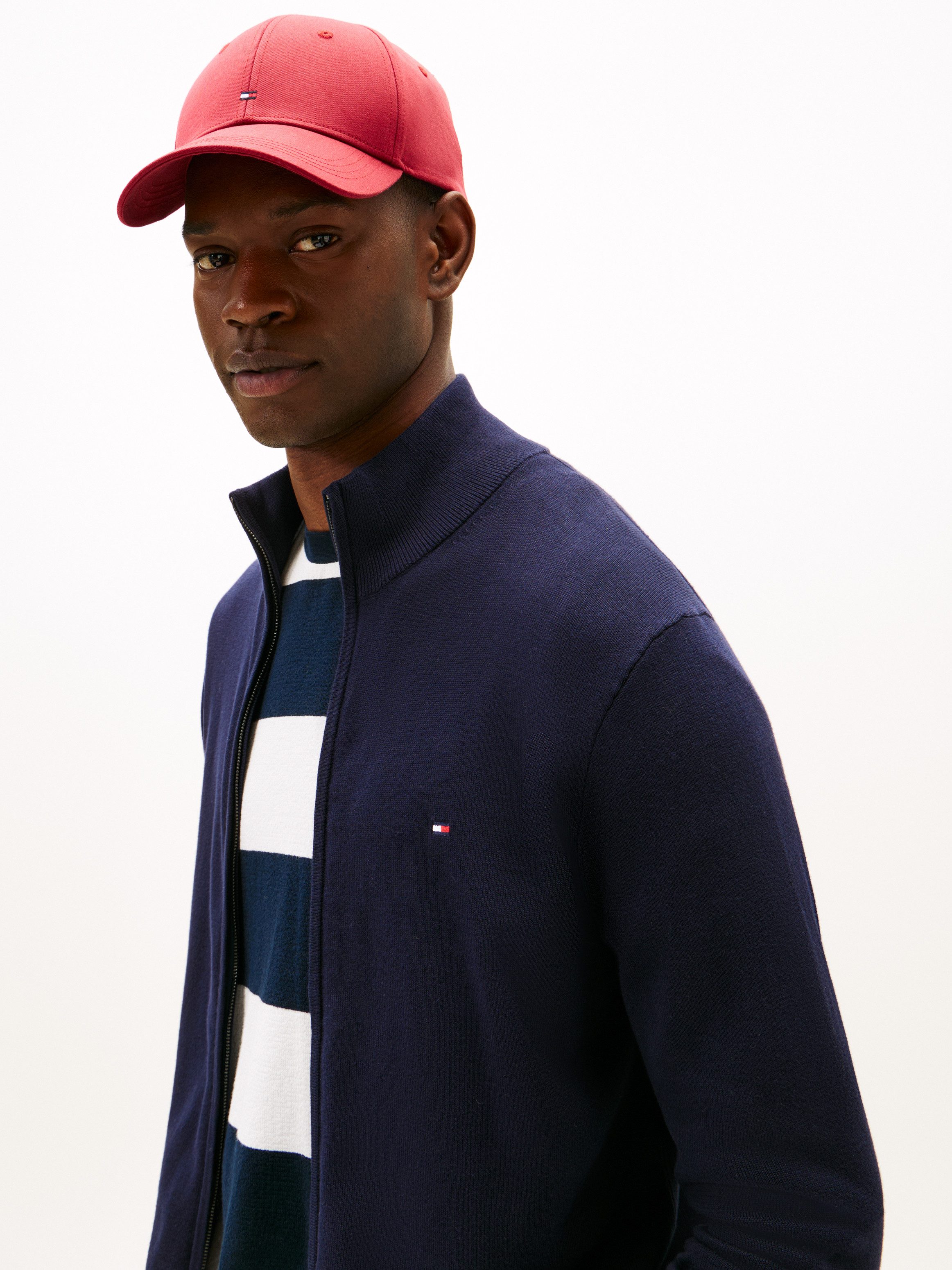 Tommy Hilfiger Vest ESSENTIAL COTTON ZIP THRU