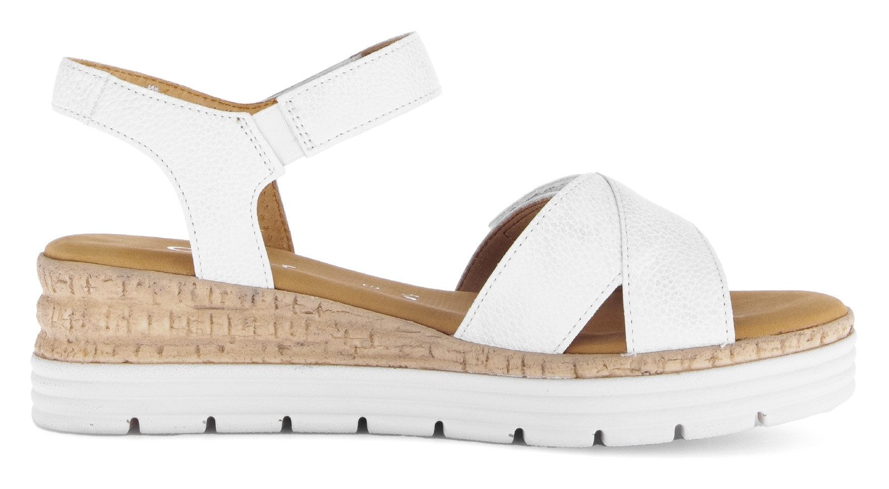 Gabor Sleehaksandaaltjes Genua , riemchensandaal, comfort-schoen, zomerschoen, stretchinzet, breedte g