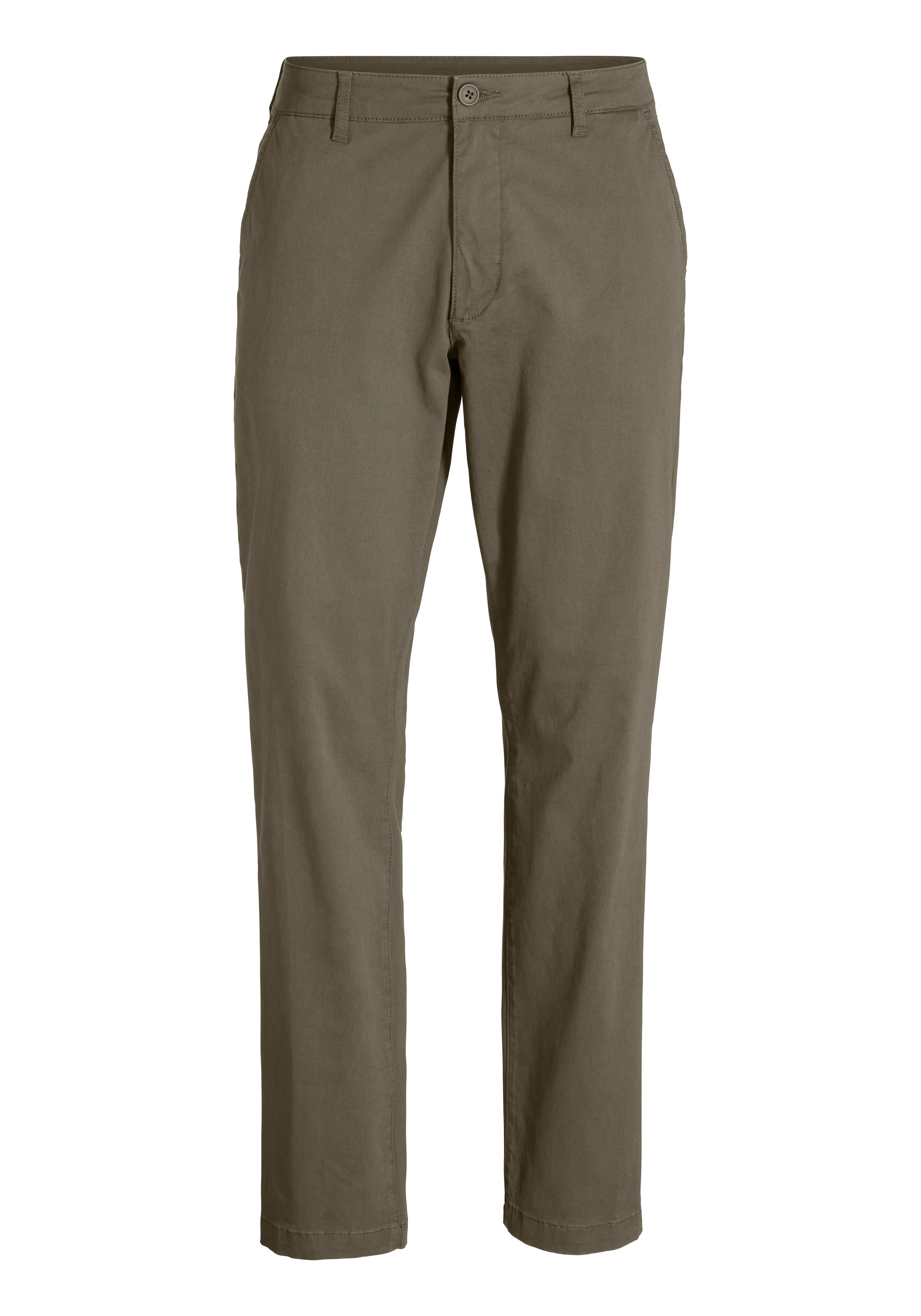 H.I.S Chino Regular fit lange broek, van elastische katoenkwaliteit