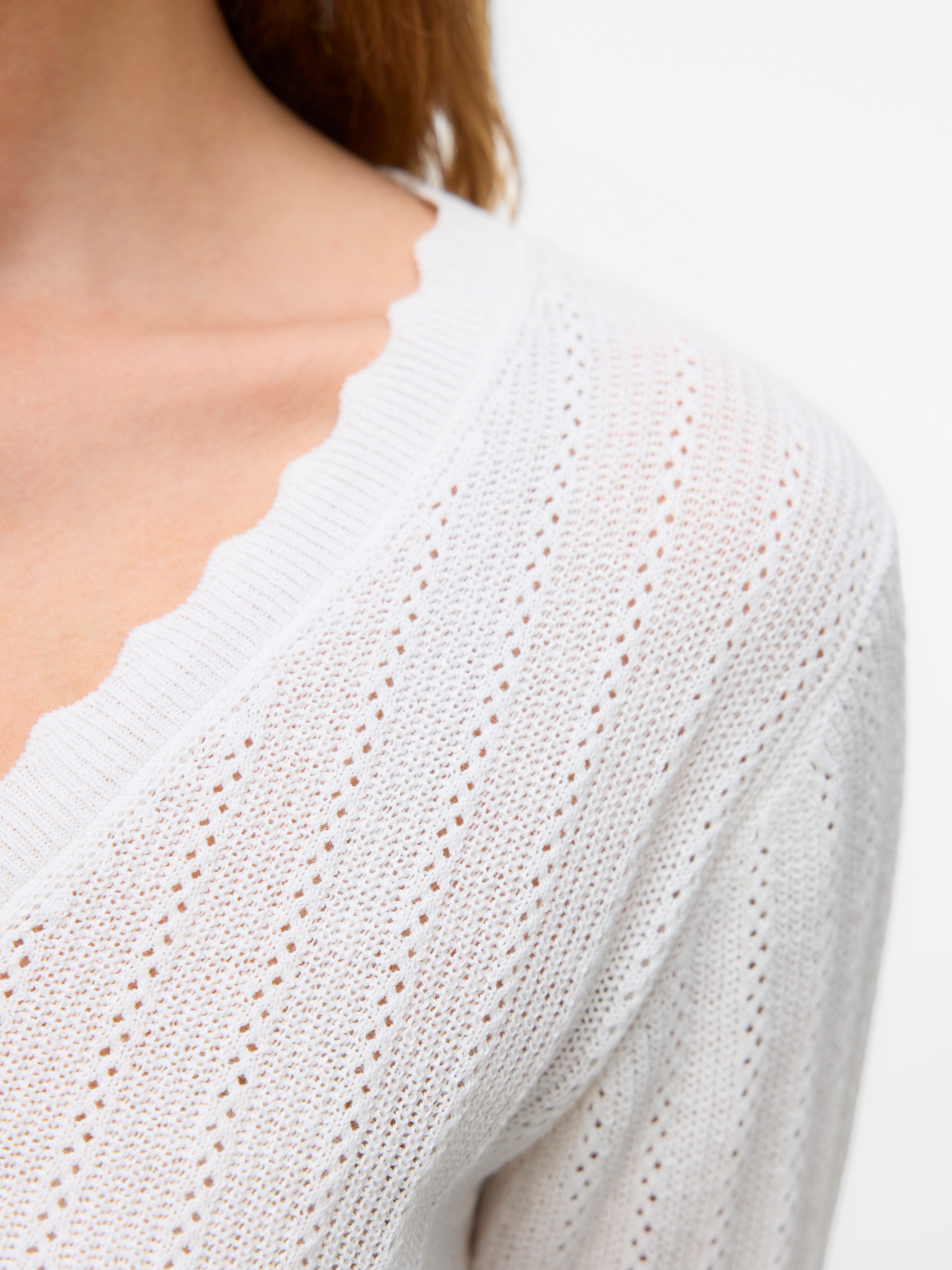 Vero Moda Vest VMLUXLIGHT POINTELLE LS V-HALS CARDIGAN