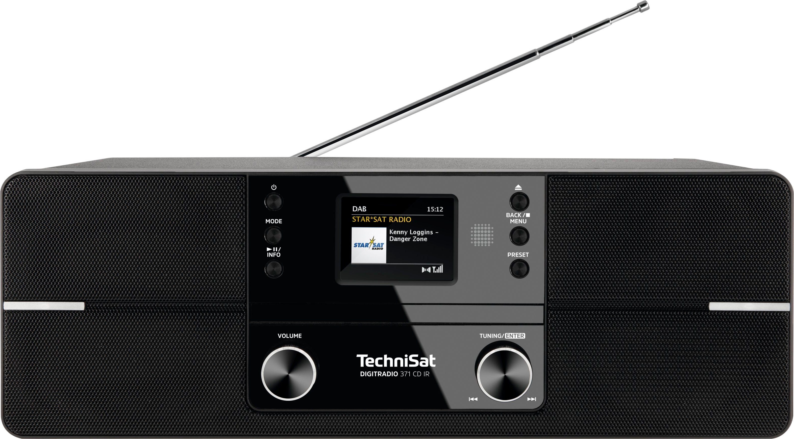 TechniSat Internetradio 371 cd IR stereo met dab+, cd, bluetooth, kleurendisplay, usb in de online winkel |