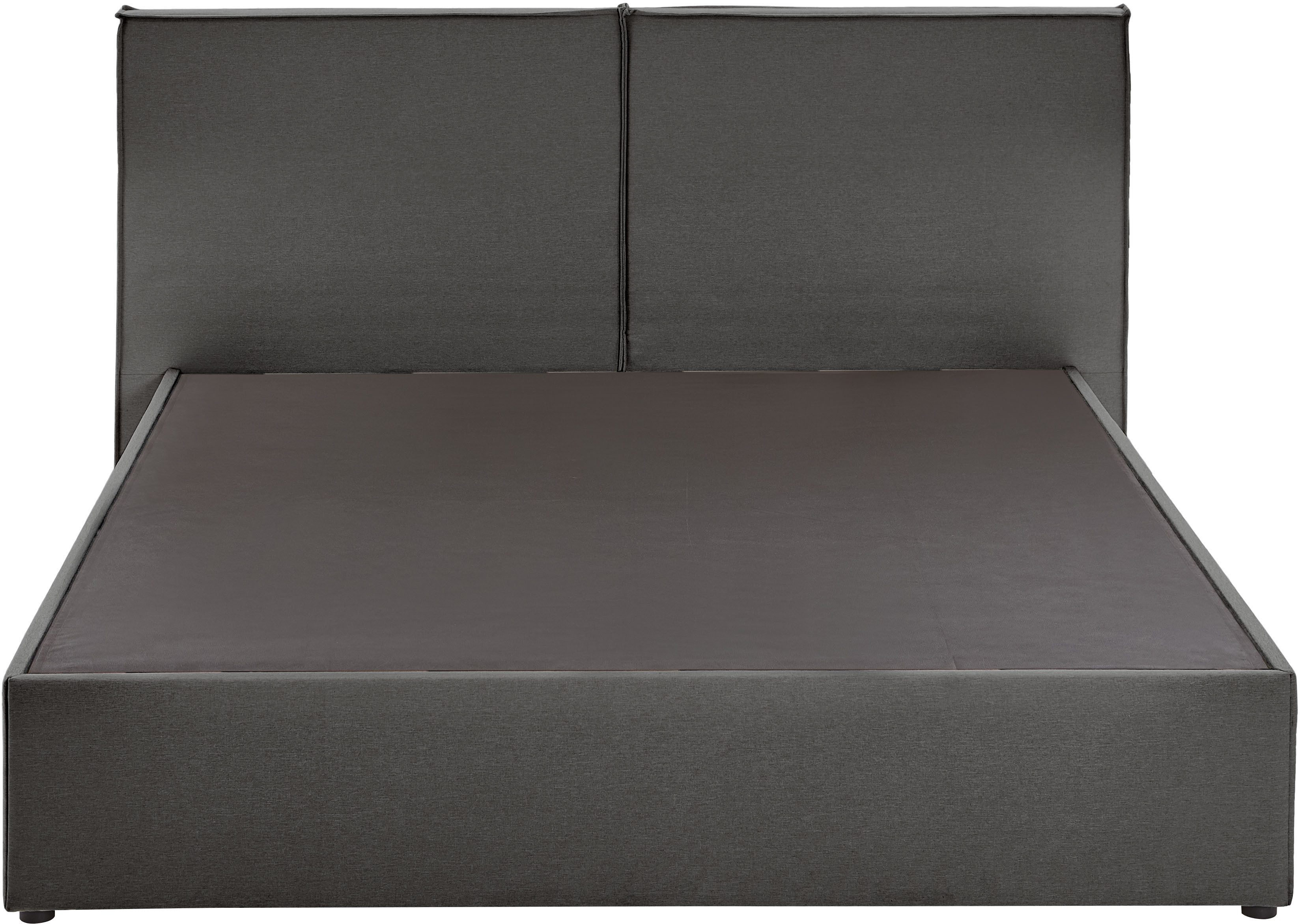 ATLANTIC home collection Boxspring NIKITA bodembedekkend bed, optioneel met matras en topper