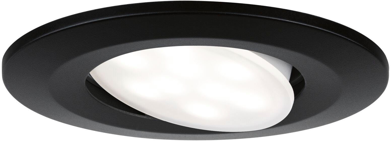 Paulmann Ledinbouwlamp Calla 1x680lm 4000K 6W 230V zwart mat
