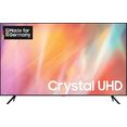 samsung led-tv 65"" crystal uhd 4k au7199 (2021), 163 cm - 65 ", 4k ultra hd, smart-tv grijs