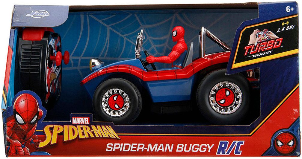 JADA Radiografisch bestuurbare buggy Marvel Spider-Man RC Buggy, 1:24, 2,4GHz