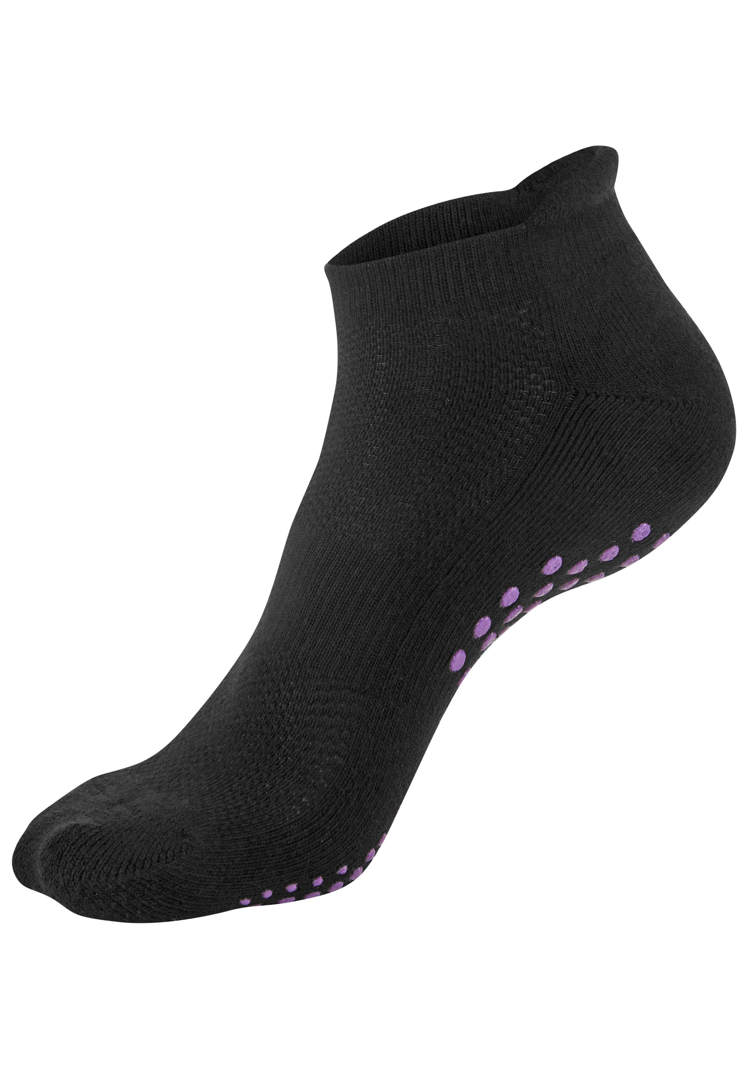 Lavana ABS-sokken met gekleurde nopjes (set, 3 paar)