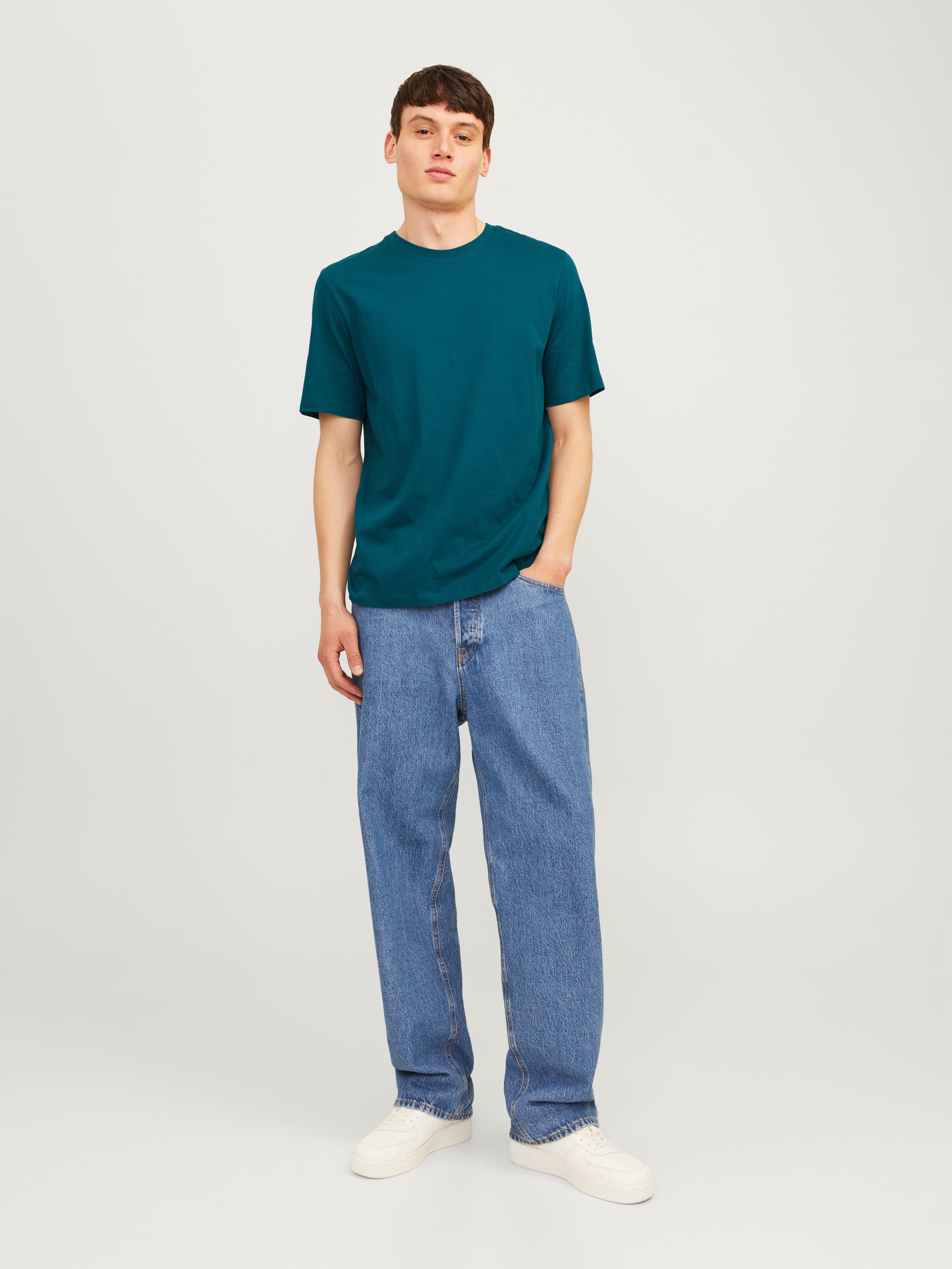 Jack & Jones Shirt met ronde hals JJEORGANIC BASIC TEE SS O-NECK NOOS