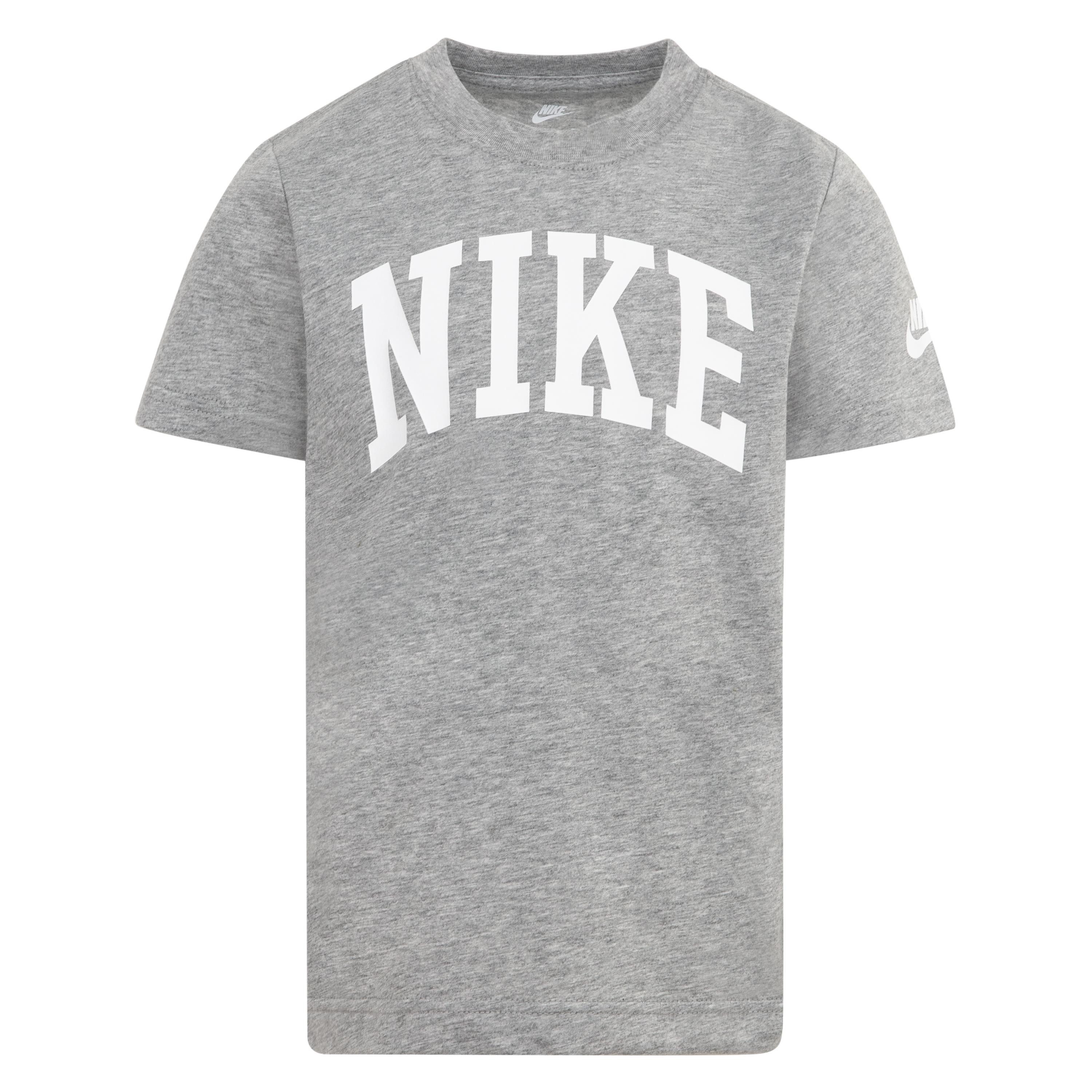 Nike Sportswear T-shirt NKN CLUB SEASONAL JERSEY jongens t-shirts maat 110 (5) grijs