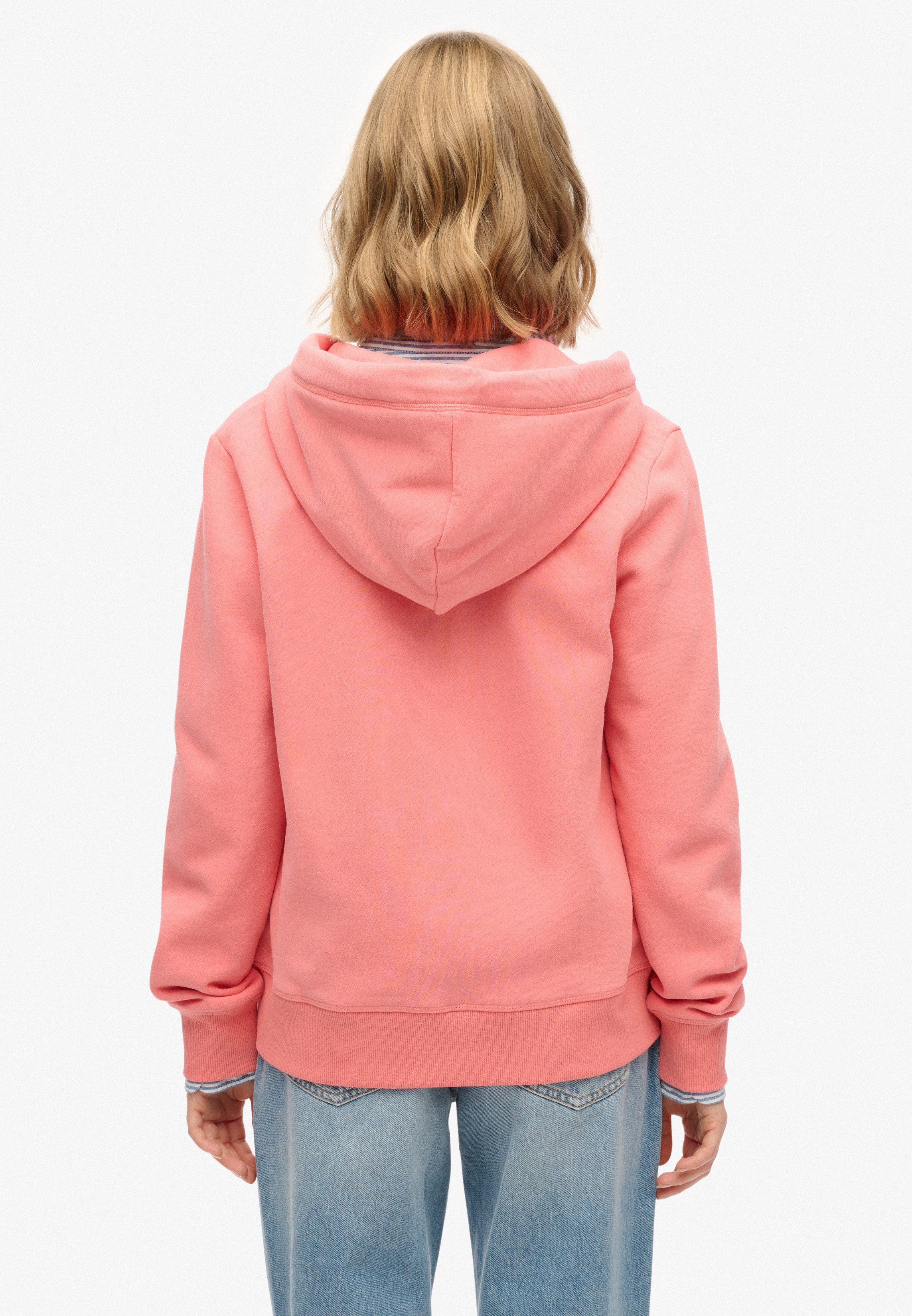 Superdry Capuchonsweatvest ESSENTIAL LOGO ZIPHOOD HB