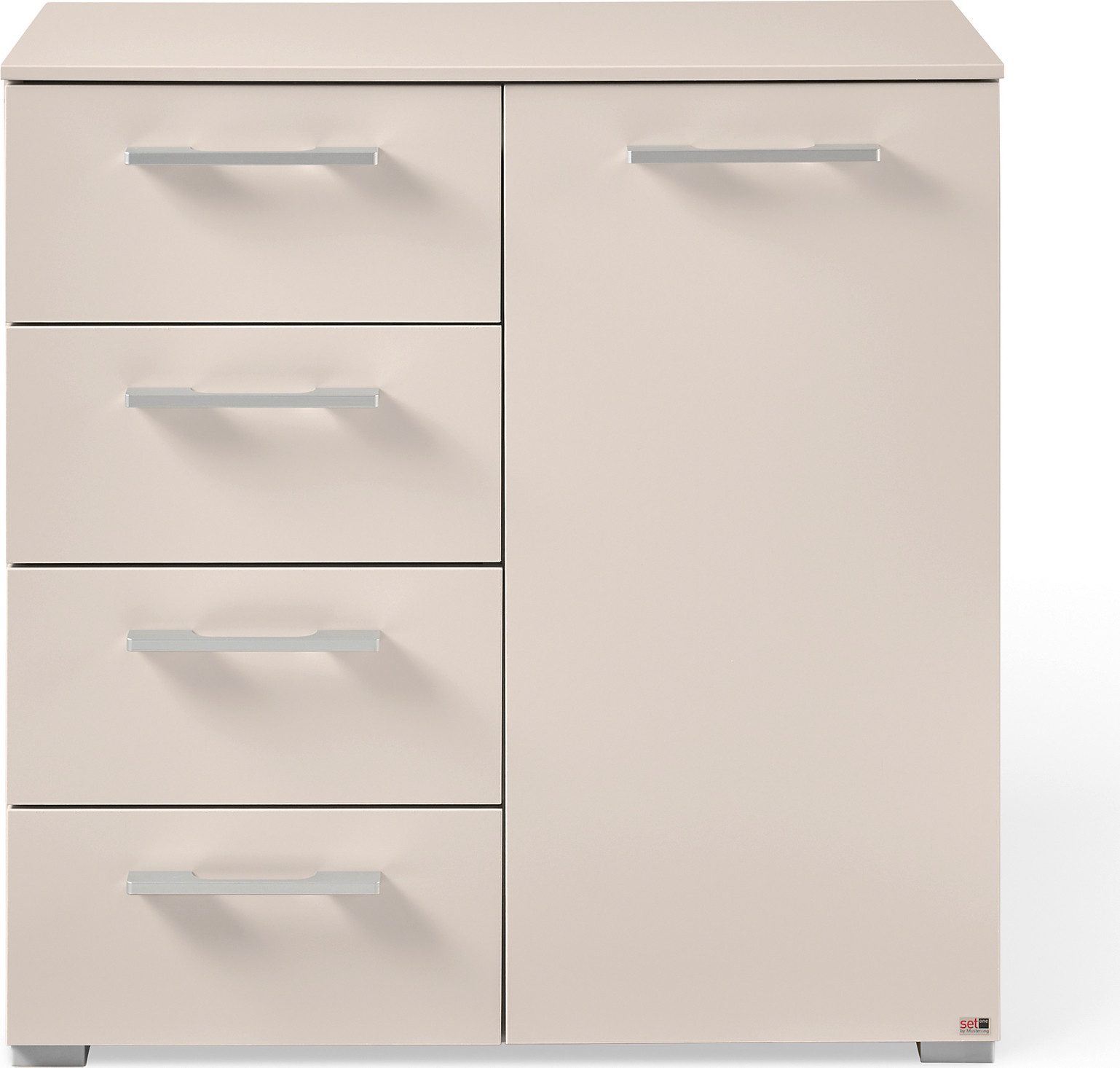 set one by Musterring Kast Henderson met 1 deur en 4 lades incl. zelfinzug en demping