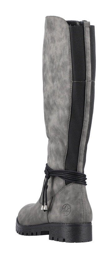 Rieker Winterlaarzen , lange laarzen, stretch, rits, met warme voering