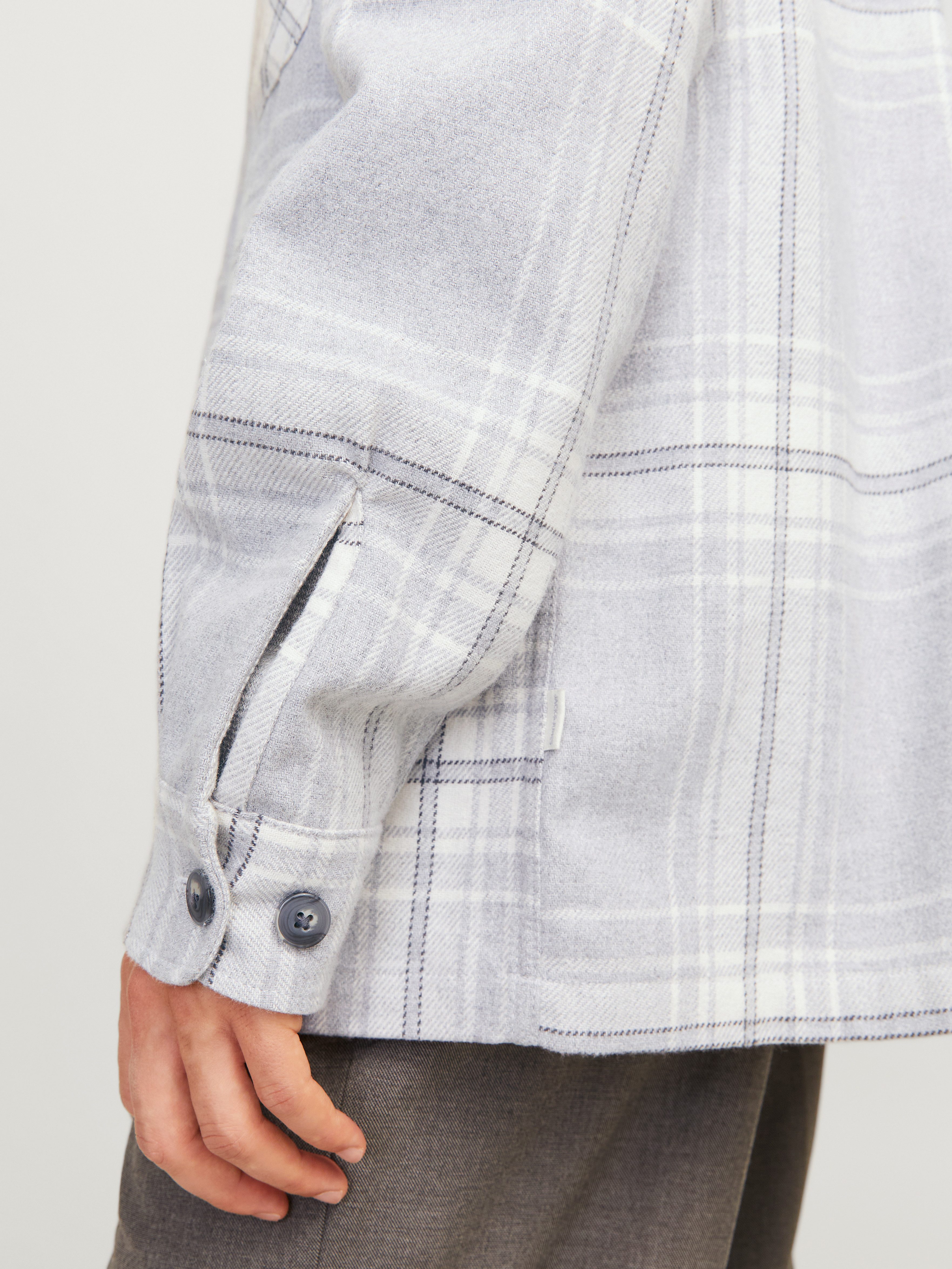 Jack & Jones Overhemd met lange mouwen JPRRAYMOND MELANGE CHECK LS OVERSHIRT SN