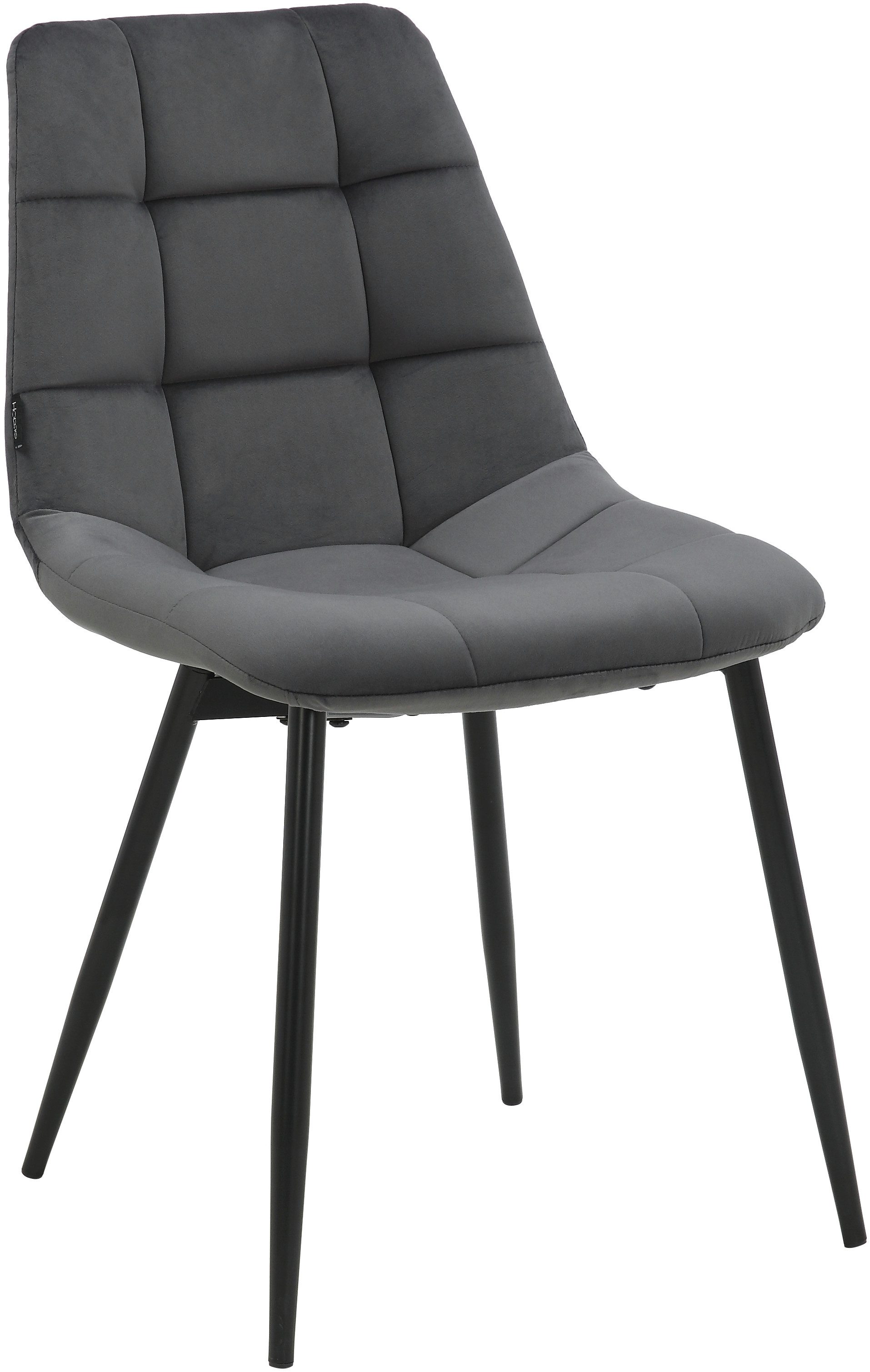 INOSIGN Eetkamerstoel Arhus, TOPSELLER! Keukenstoel met zachte fluwelen bekleding, onderhoudsvriendelijk materiaal (set)