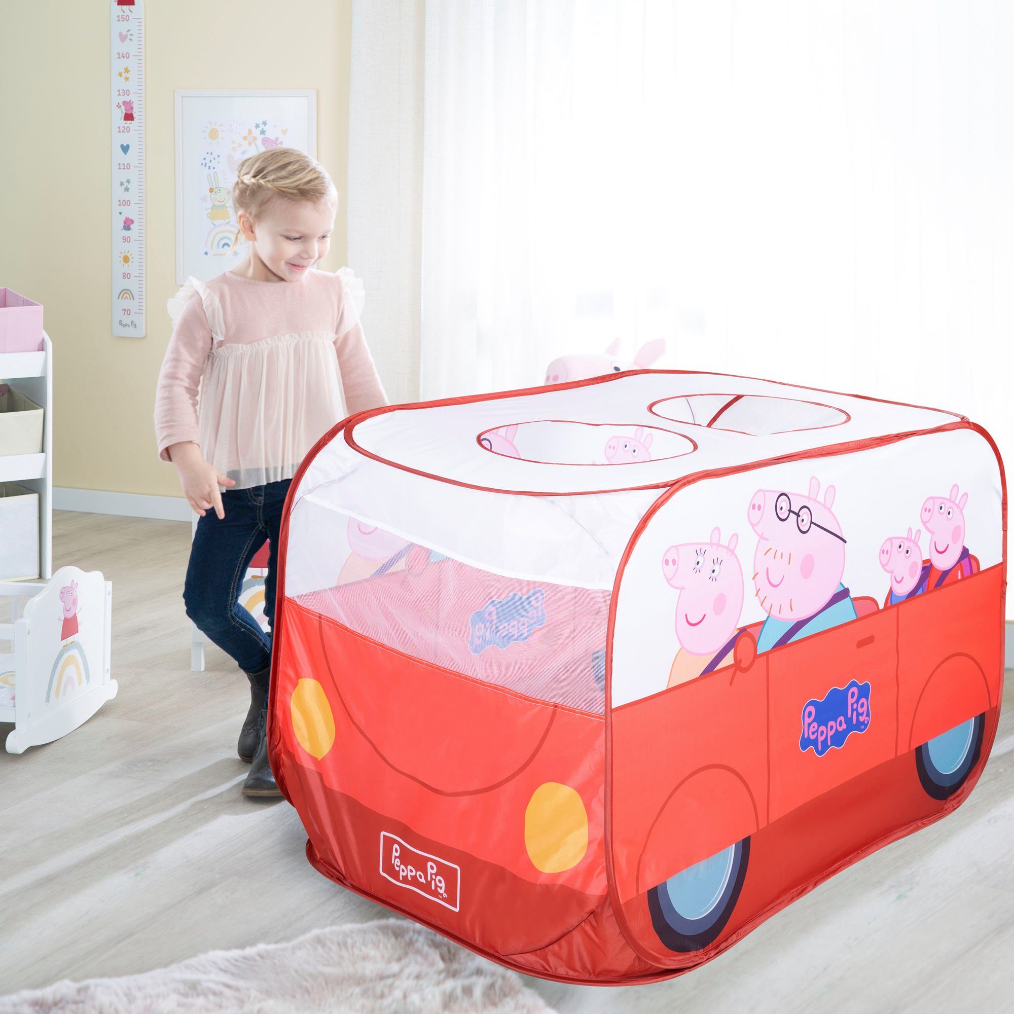 Roba® Speeltent Peppa Pig pop-up speelbus