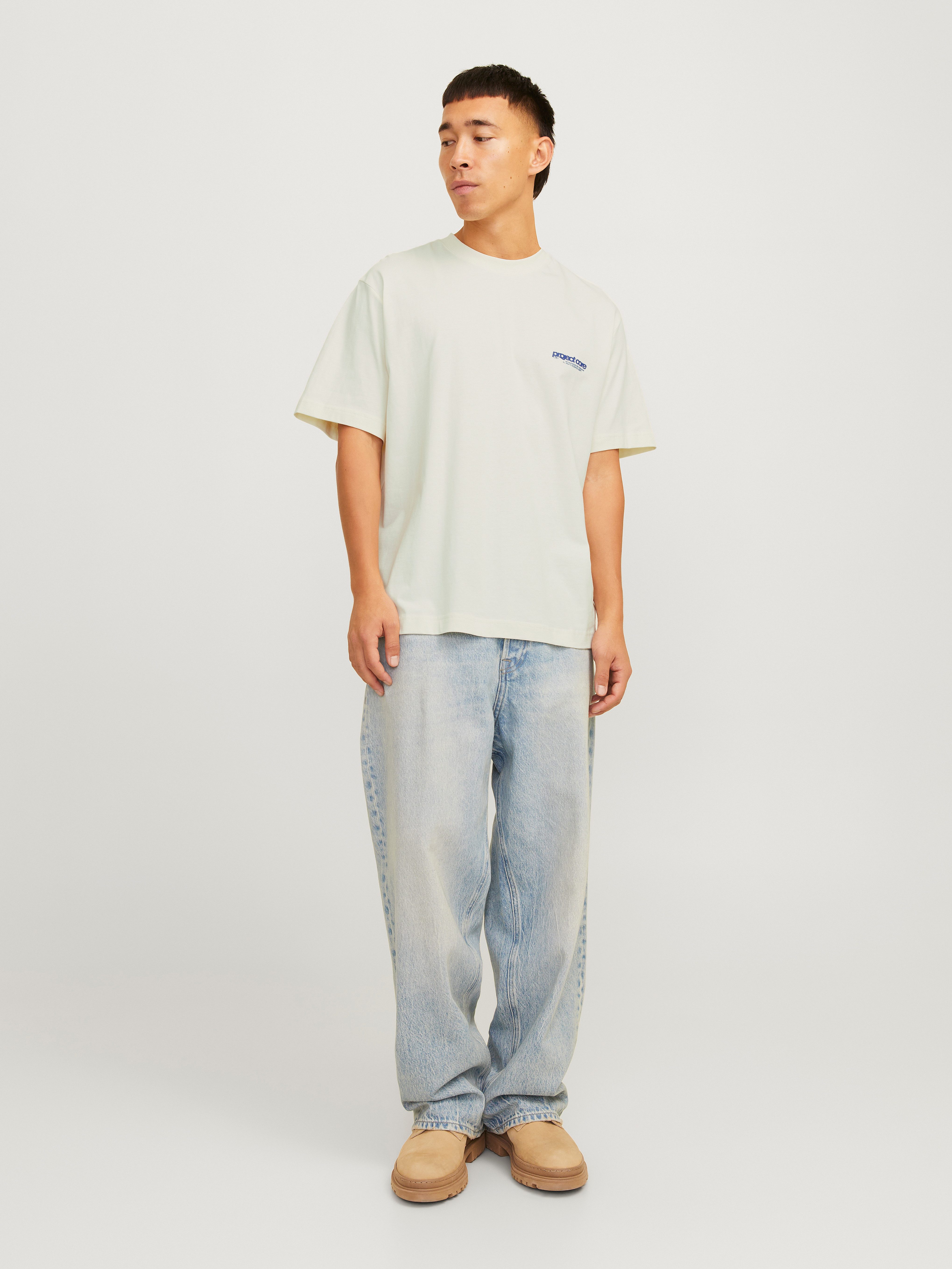 Jack & Jones T-shirt JCOUNION BACK PRINT TEE SS CREW NOOS