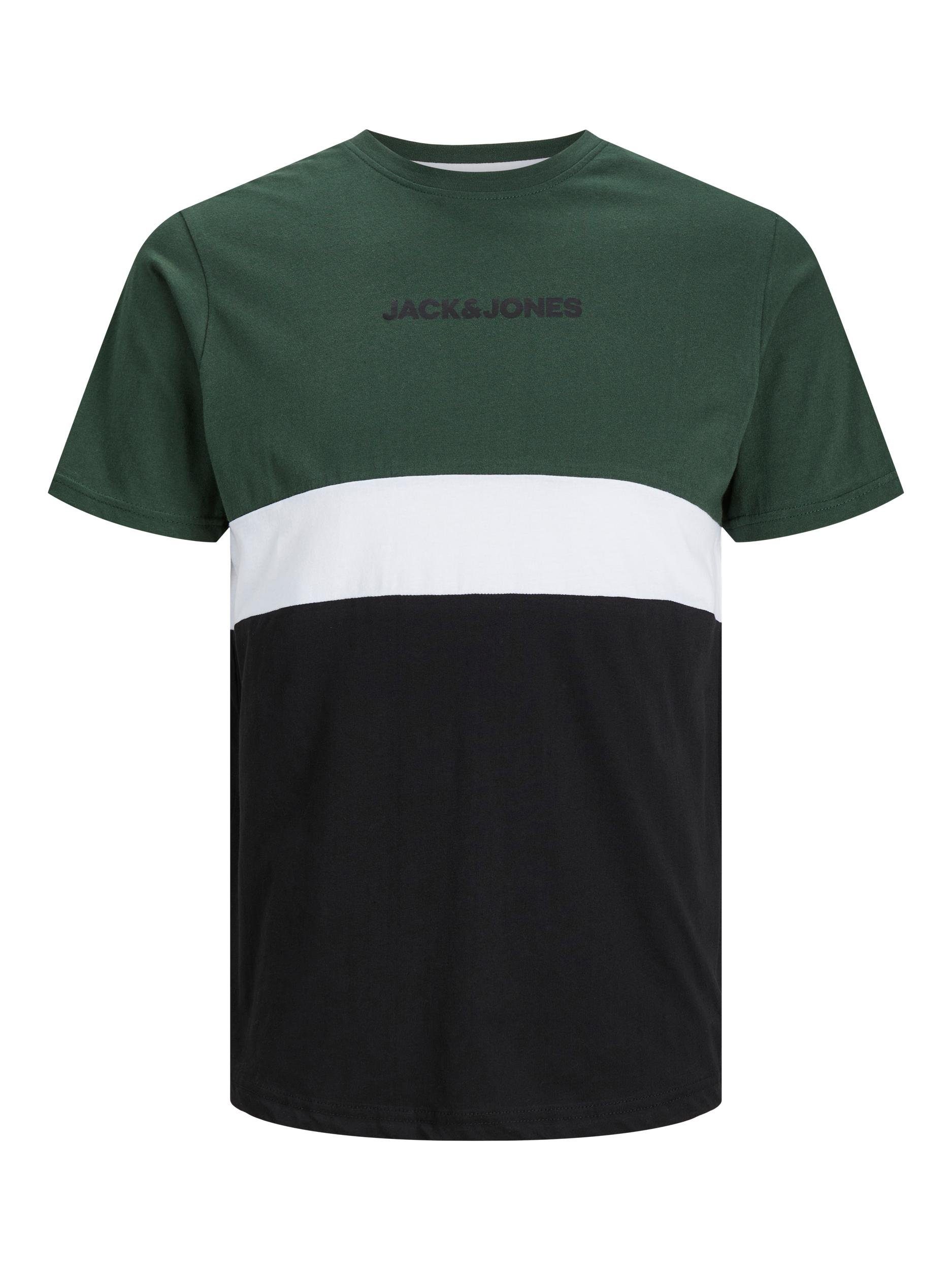 Jack & Jones Shirt met ronde hals JJEREID BLOCKING TEE SS NOOS