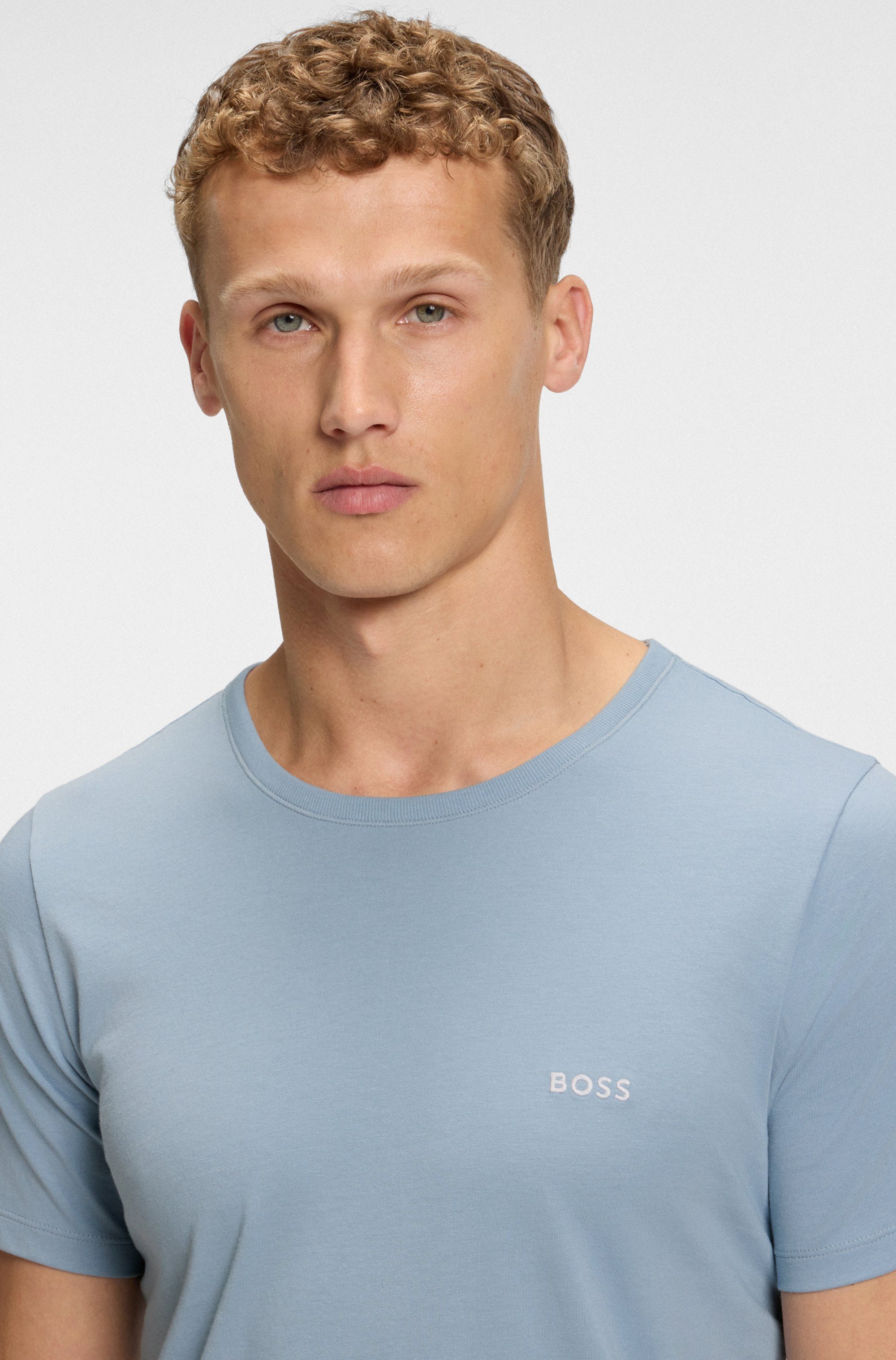 BOSS T-shirt TShirtRN 3P Classic (3-delig)