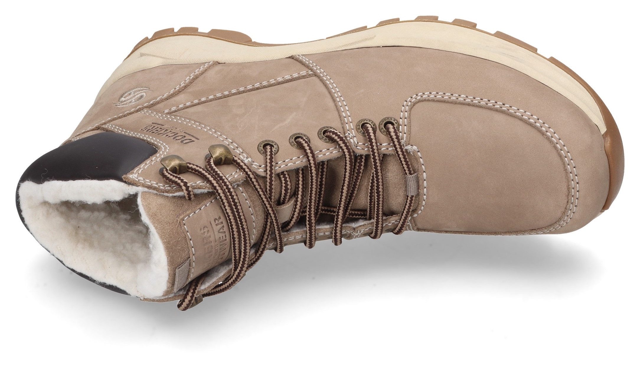 Dockers by Gerli Winterlaarzen High top sneakers, veterschoenen met zacht gepolsterde schacht
