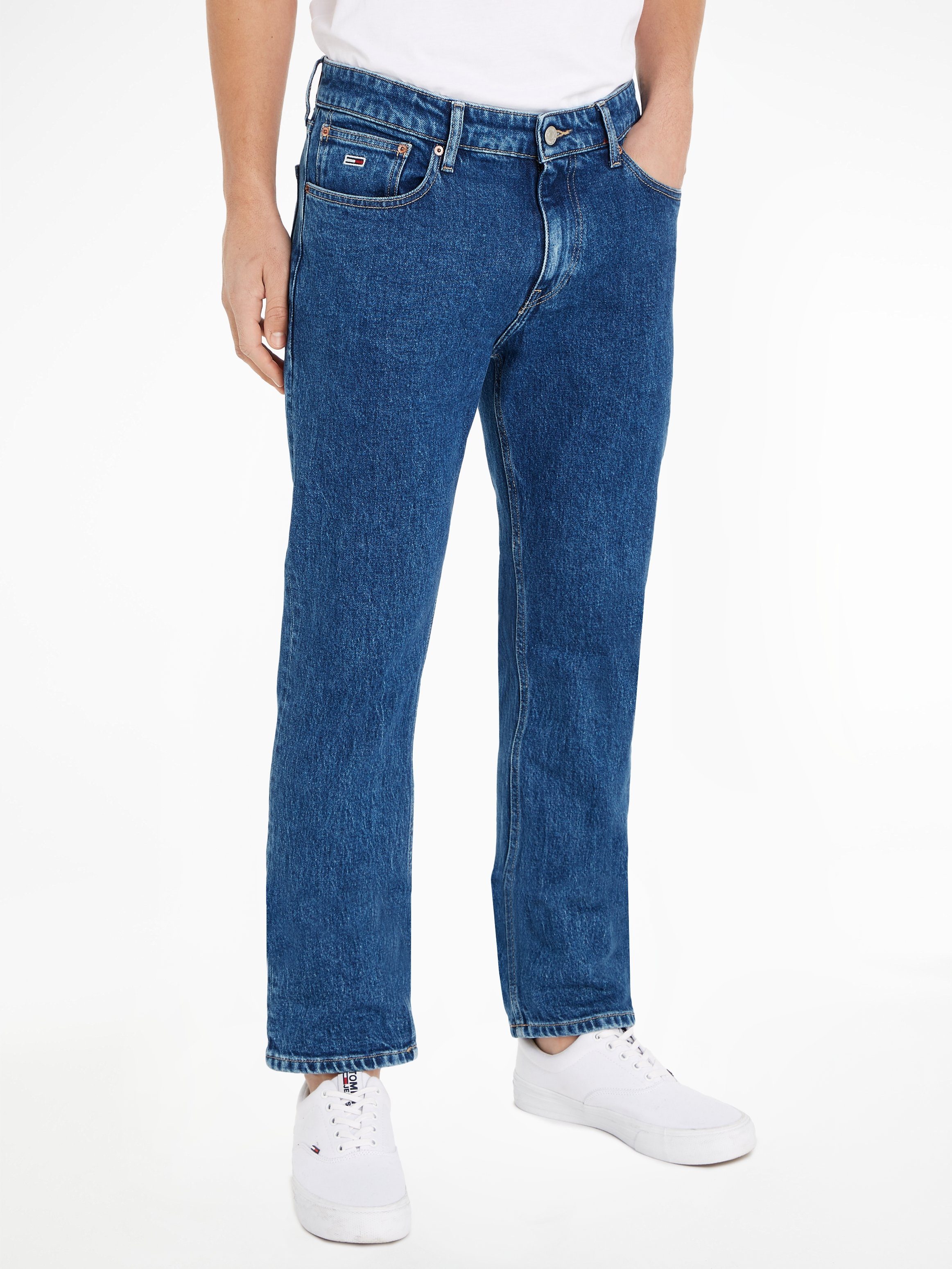 TOMMY JEANS 5-pocket jeans Ryan Regular Straight heren slim fit jeans maat 32 blauw