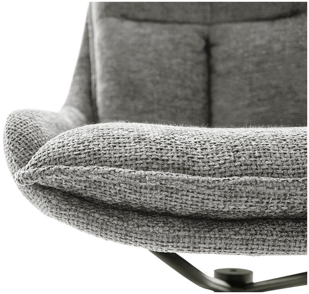 MCA furniture Eetkamerstoel (2-set), draaibaar 360°, draai- & schommelfunctie, belastbaarheid 120 kg