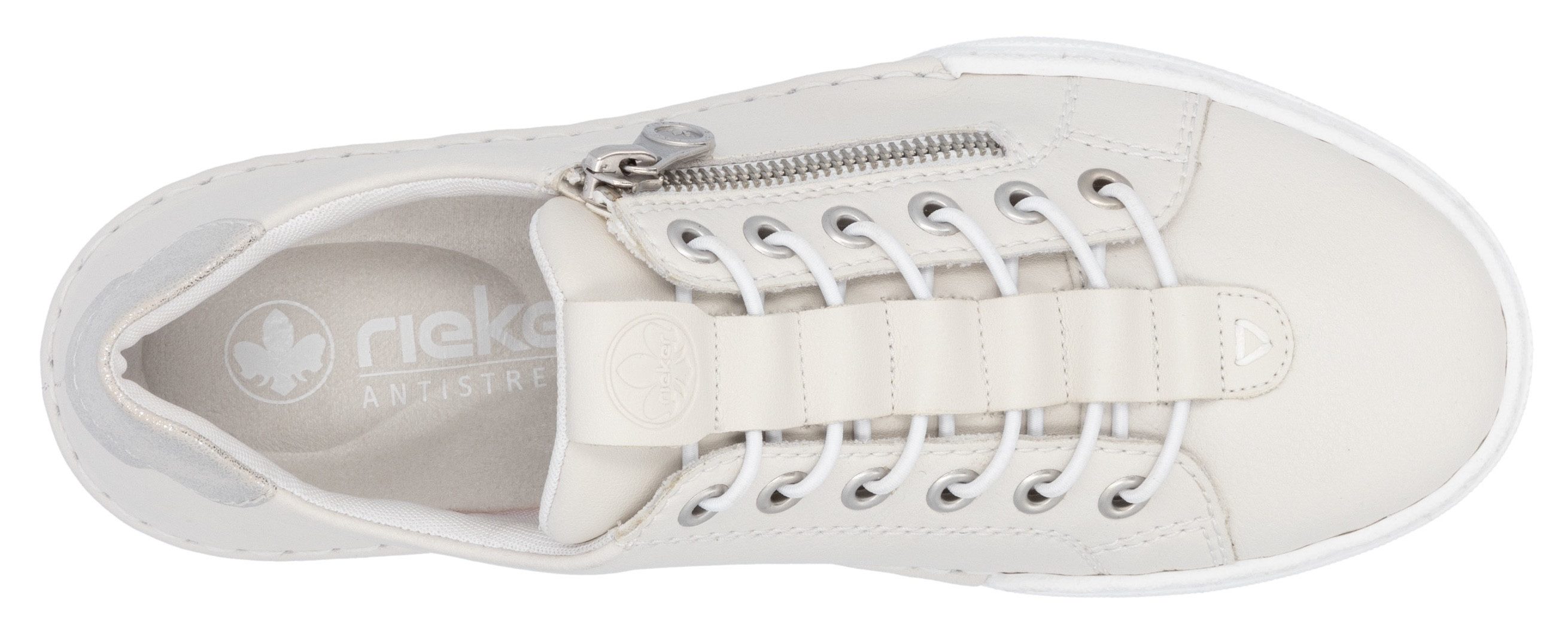Rieker Slip-on sneakers , slippers, instapschoen, lage schoen, vrijetijdsschoen in smalle vorm