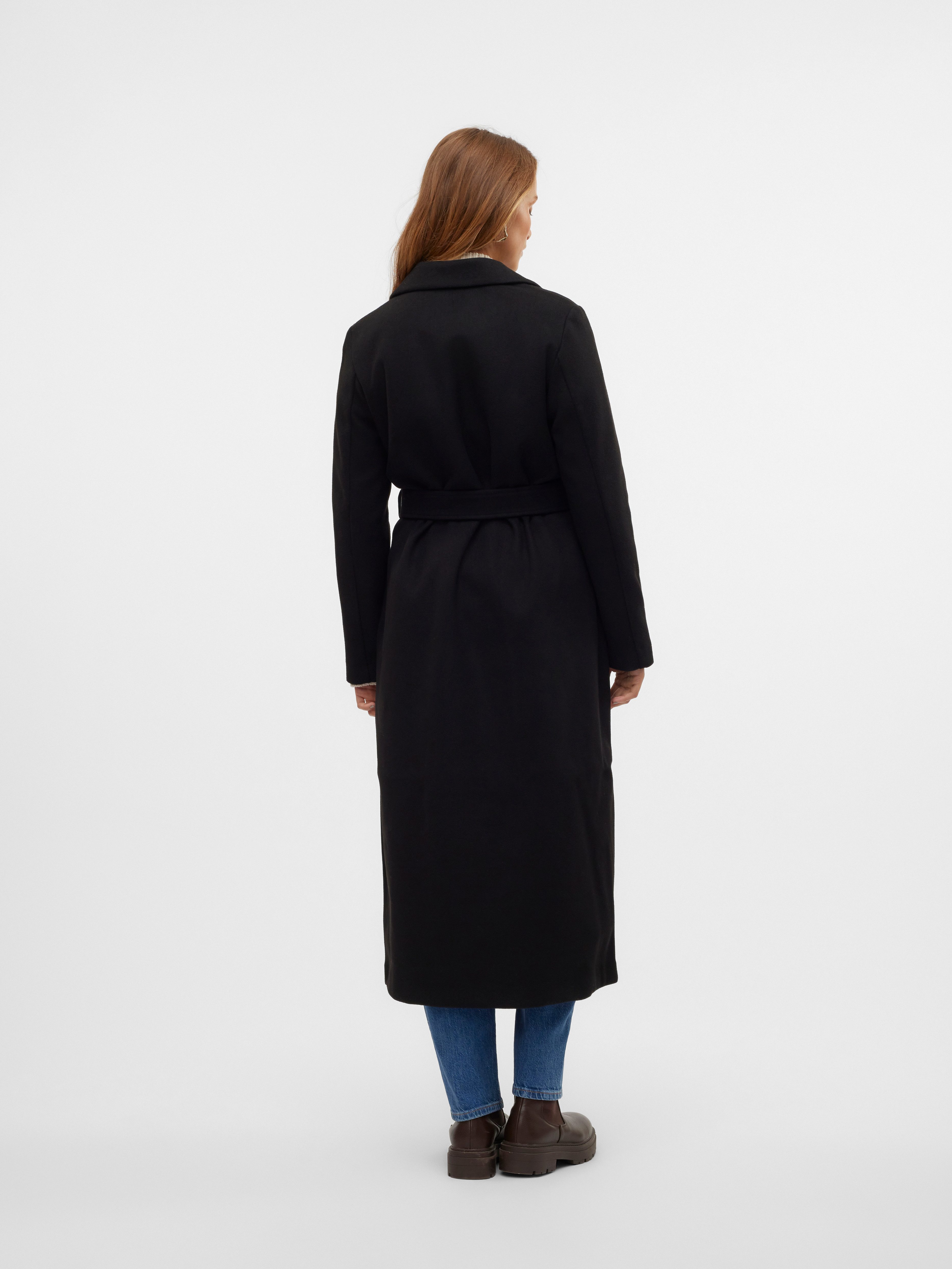 Vero Moda Lange jas VMFORTUNEAYA XTRA LONG COAT GA BOO