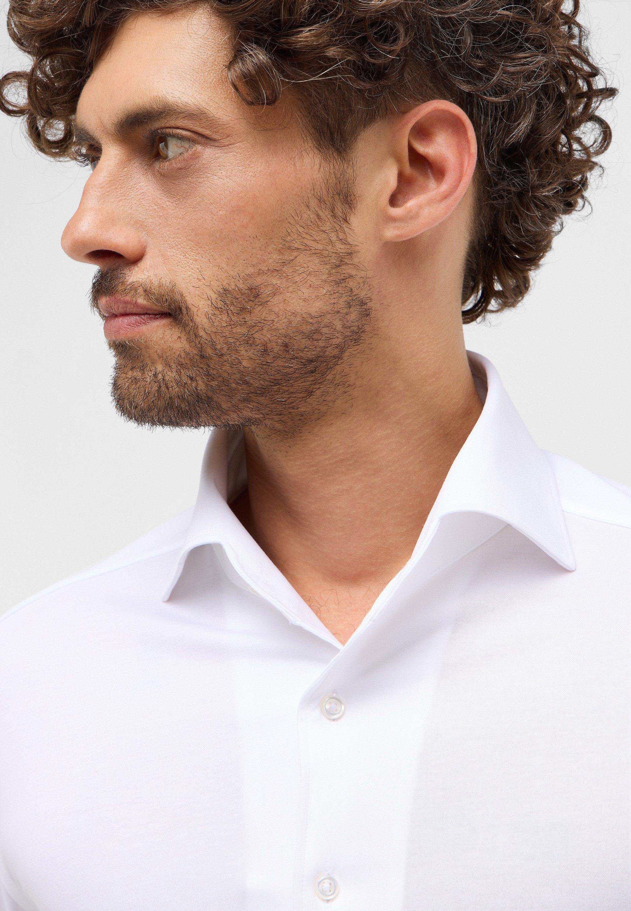 Eterna Overhemd met lange mouwen Slim fit NON IRON (strijkvrij)