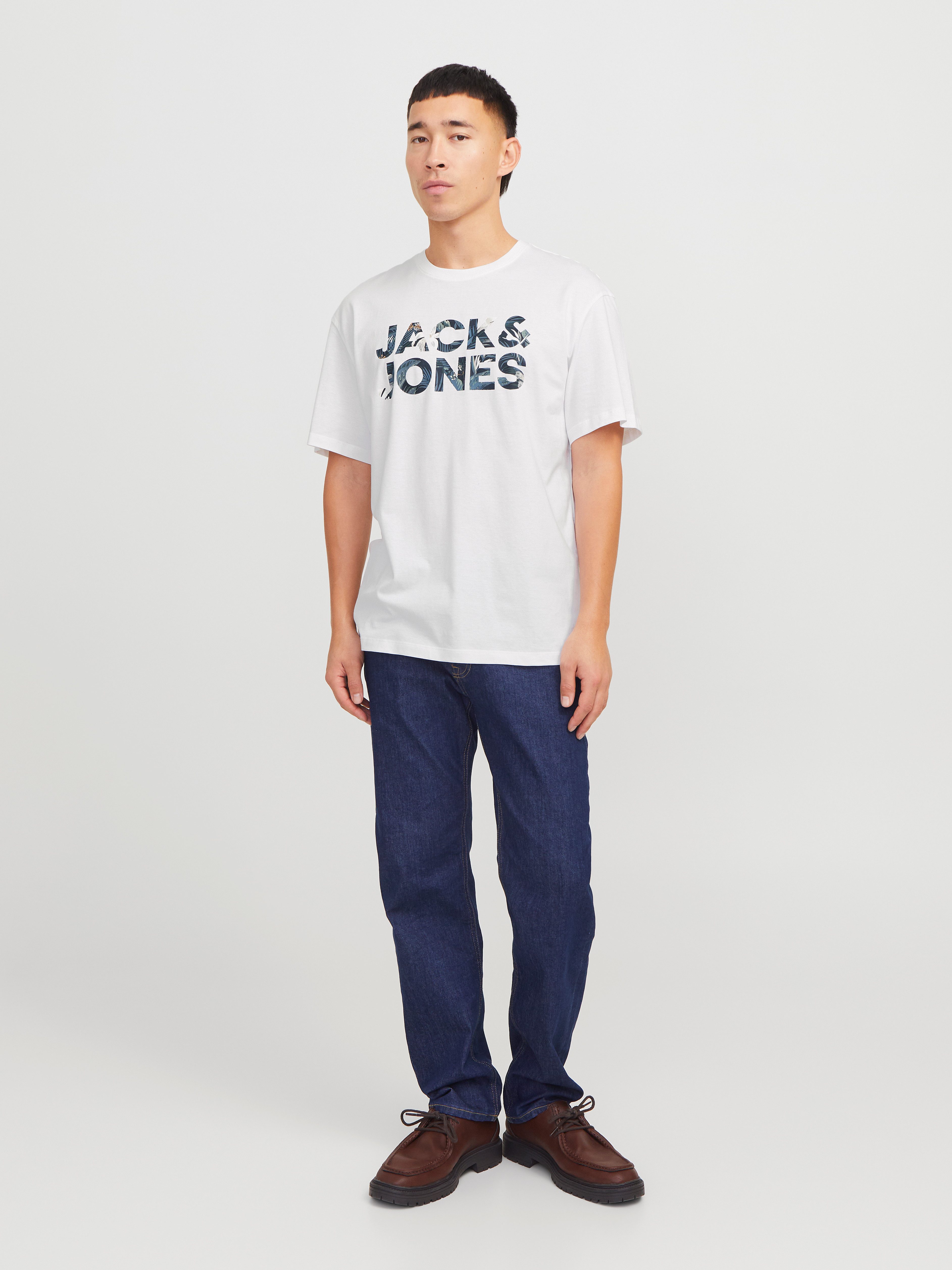 Jack & Jones Shirt met ronde hals JJEBRYAN CORP LOGO TEE SS O-NECK NOOS