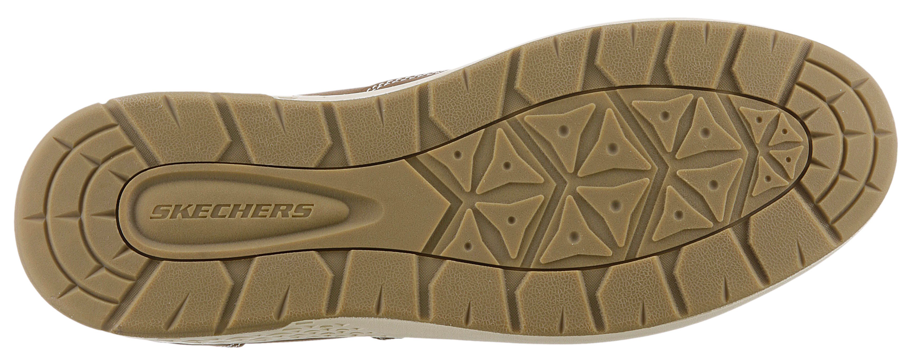 Skechers Veterschoenen GARLAN trekking schoen, sneakers, vrijetijdsschoen met contraststiksels