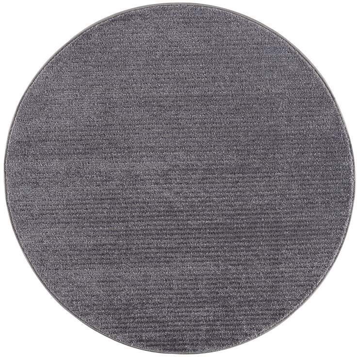 Carpet City Vloerkleed Frisé-tapijt FANCY900 Korte pool, uni, 3D-look, strepen-look