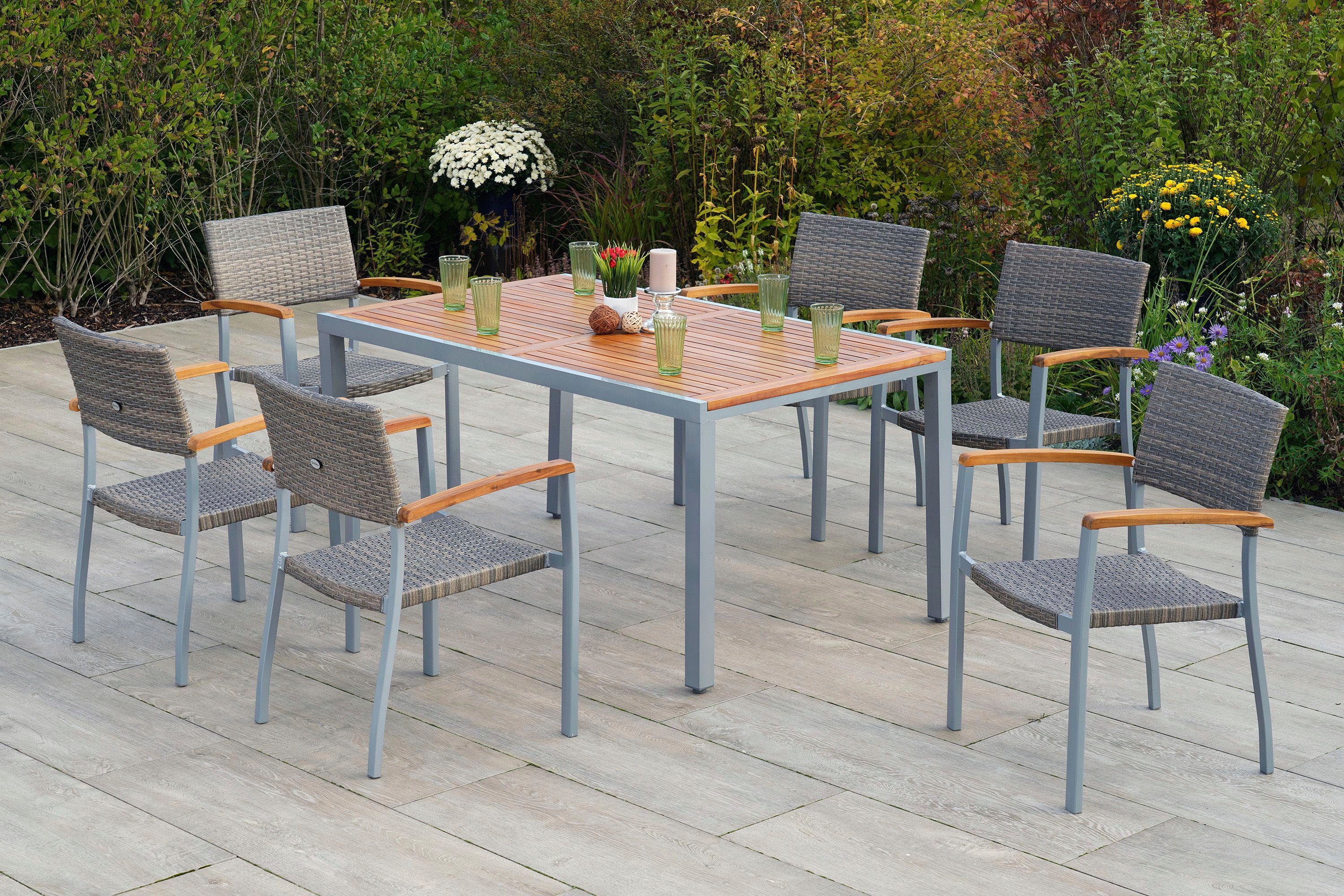 MERXX Tuin-eethoek Silano (7-delig) tuinsets