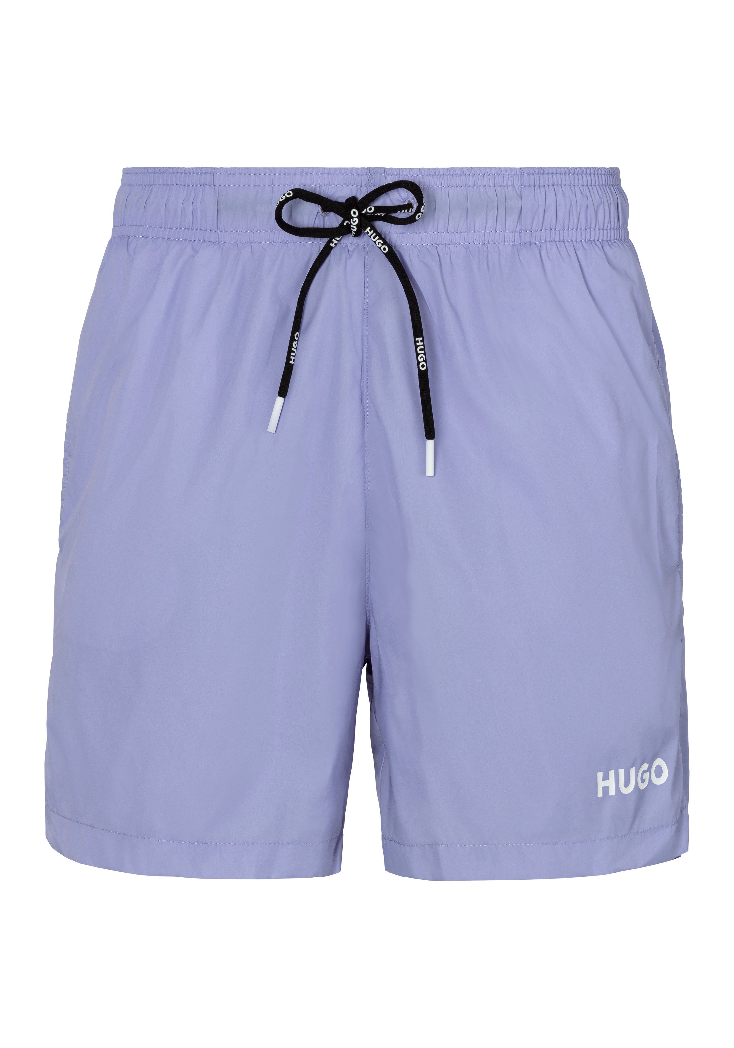 HUGO underwear Zwemshort Haïti met hugo logo