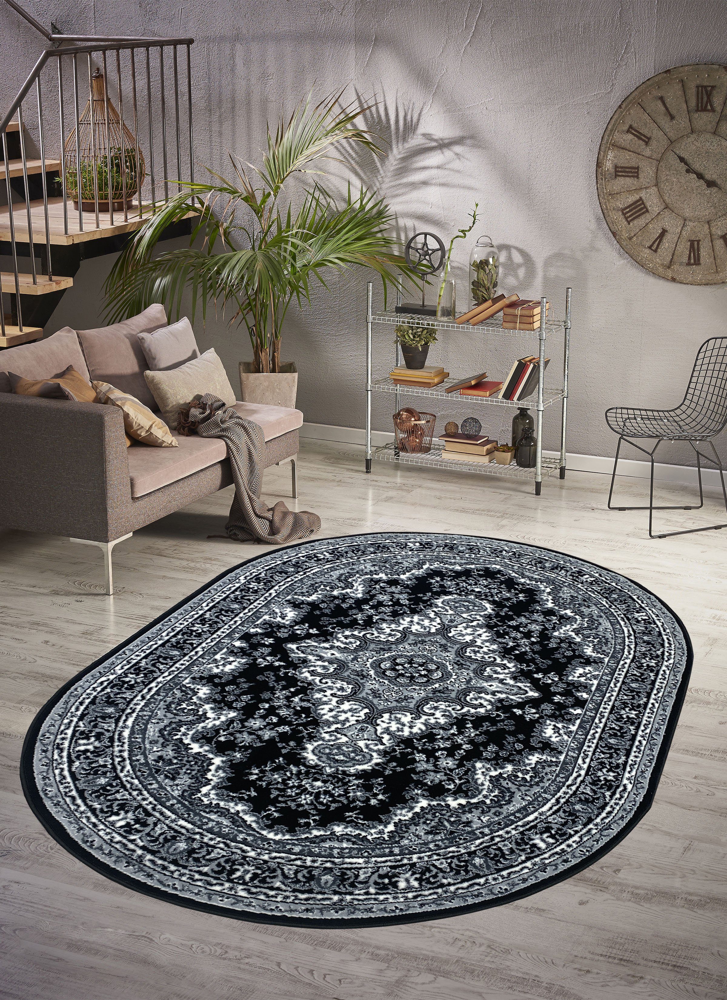 my home Vloerkleed Oriental, Made in Belgium Oriënt-look, met randdessin, korte pool, gemakkelijk in onderhoud, elegant